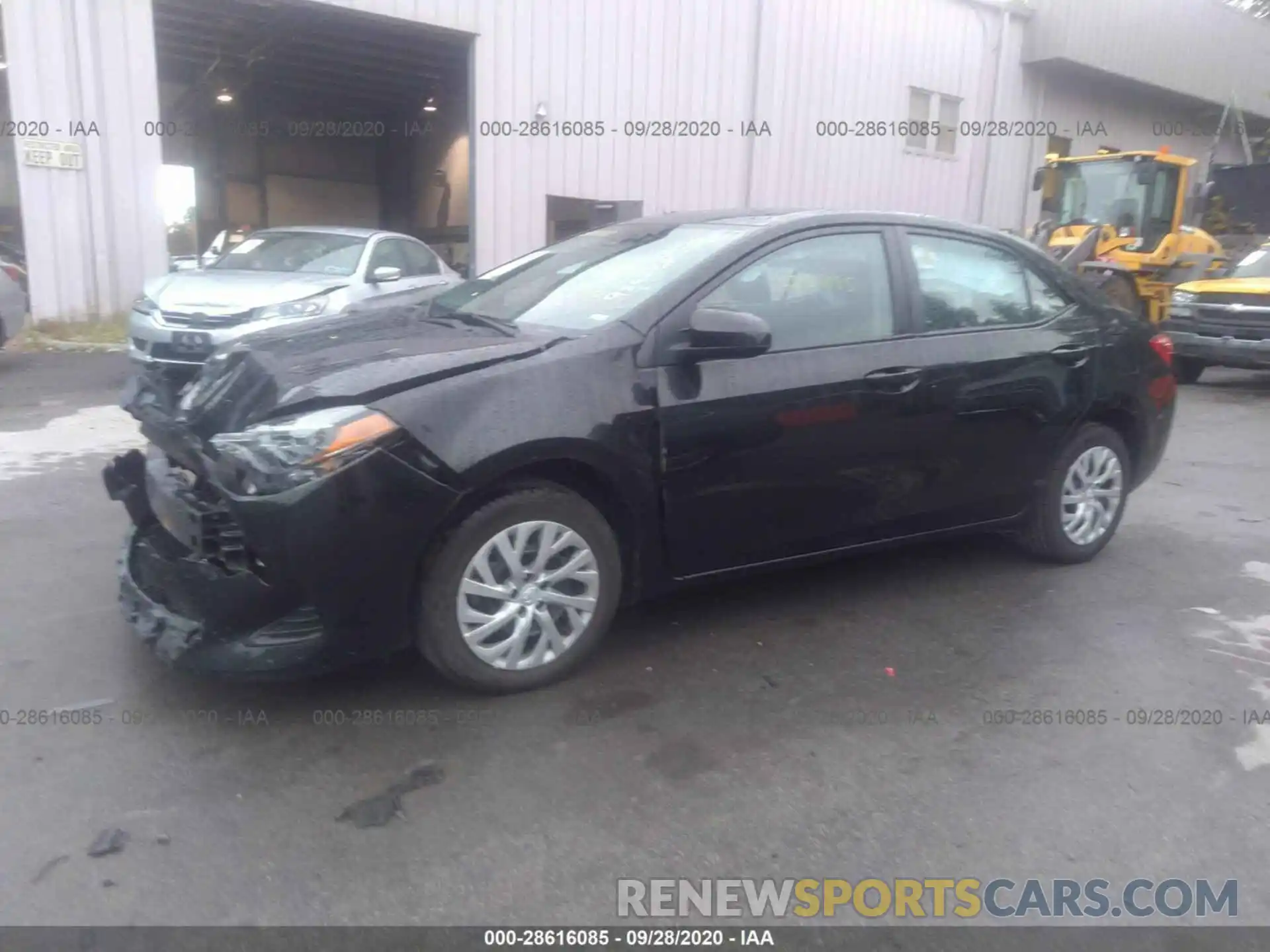 2 Photograph of a damaged car 5YFBURHE1KP926238 TOYOTA COROLLA 2019