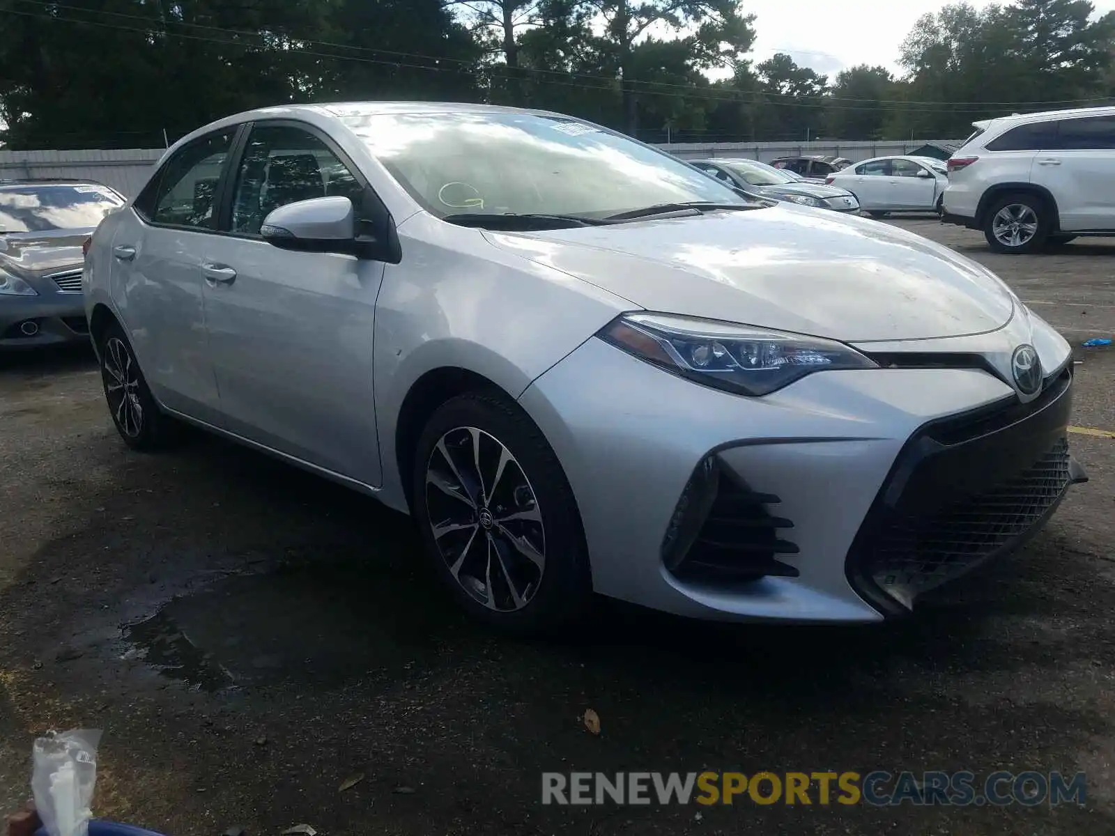 1 Photograph of a damaged car 5YFBURHE1KP926370 TOYOTA COROLLA 2019