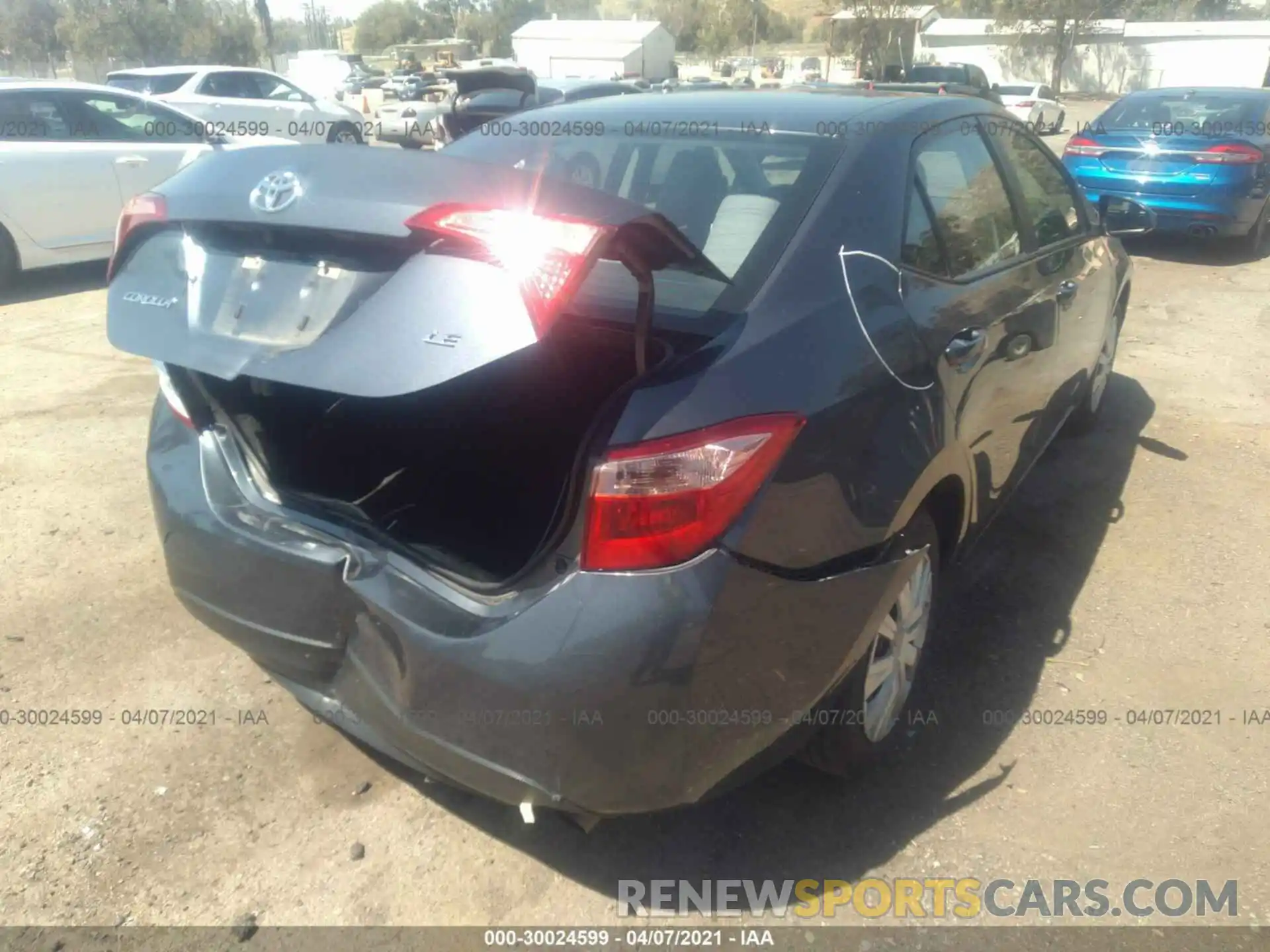 4 Photograph of a damaged car 5YFBURHE1KP926529 TOYOTA COROLLA 2019