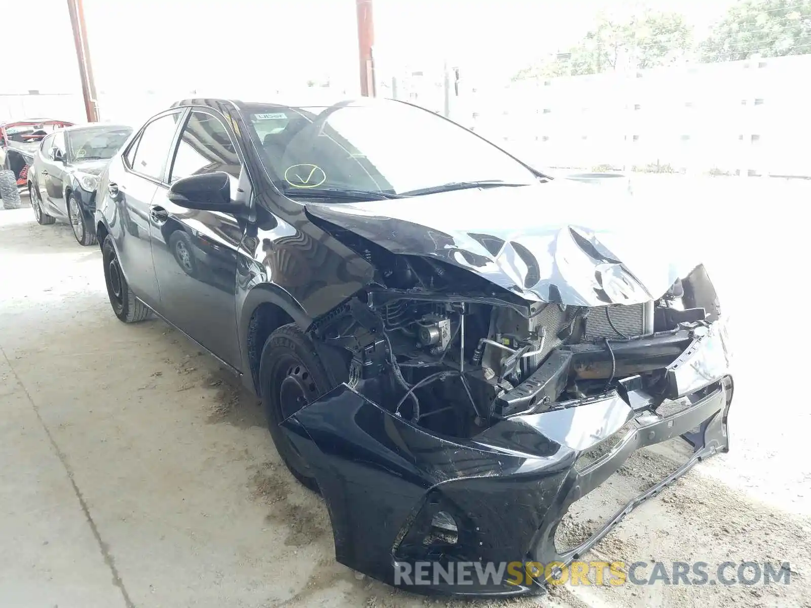 1 Photograph of a damaged car 5YFBURHE1KP926577 TOYOTA COROLLA 2019