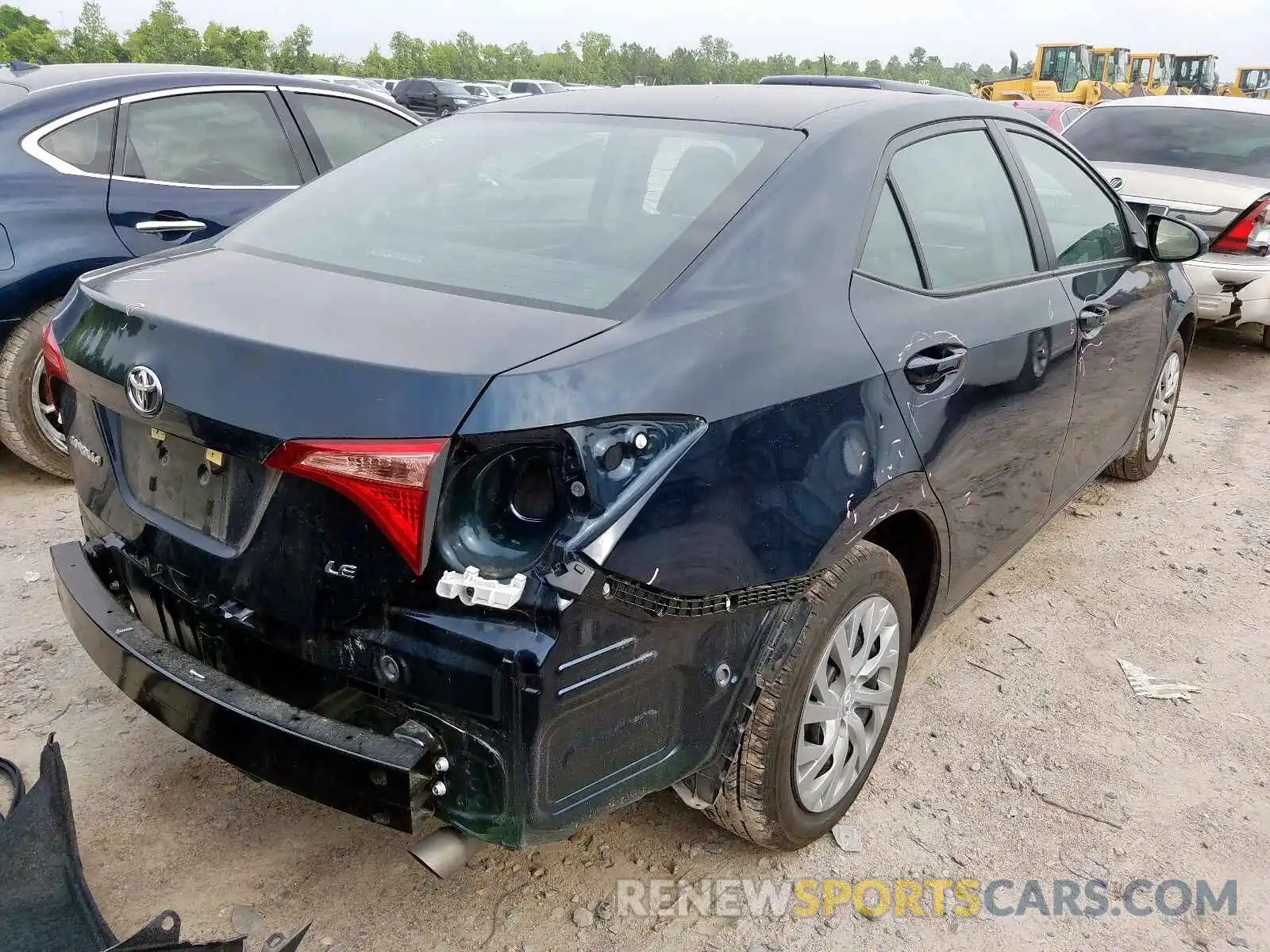 4 Photograph of a damaged car 5YFBURHE1KP926627 TOYOTA COROLLA 2019