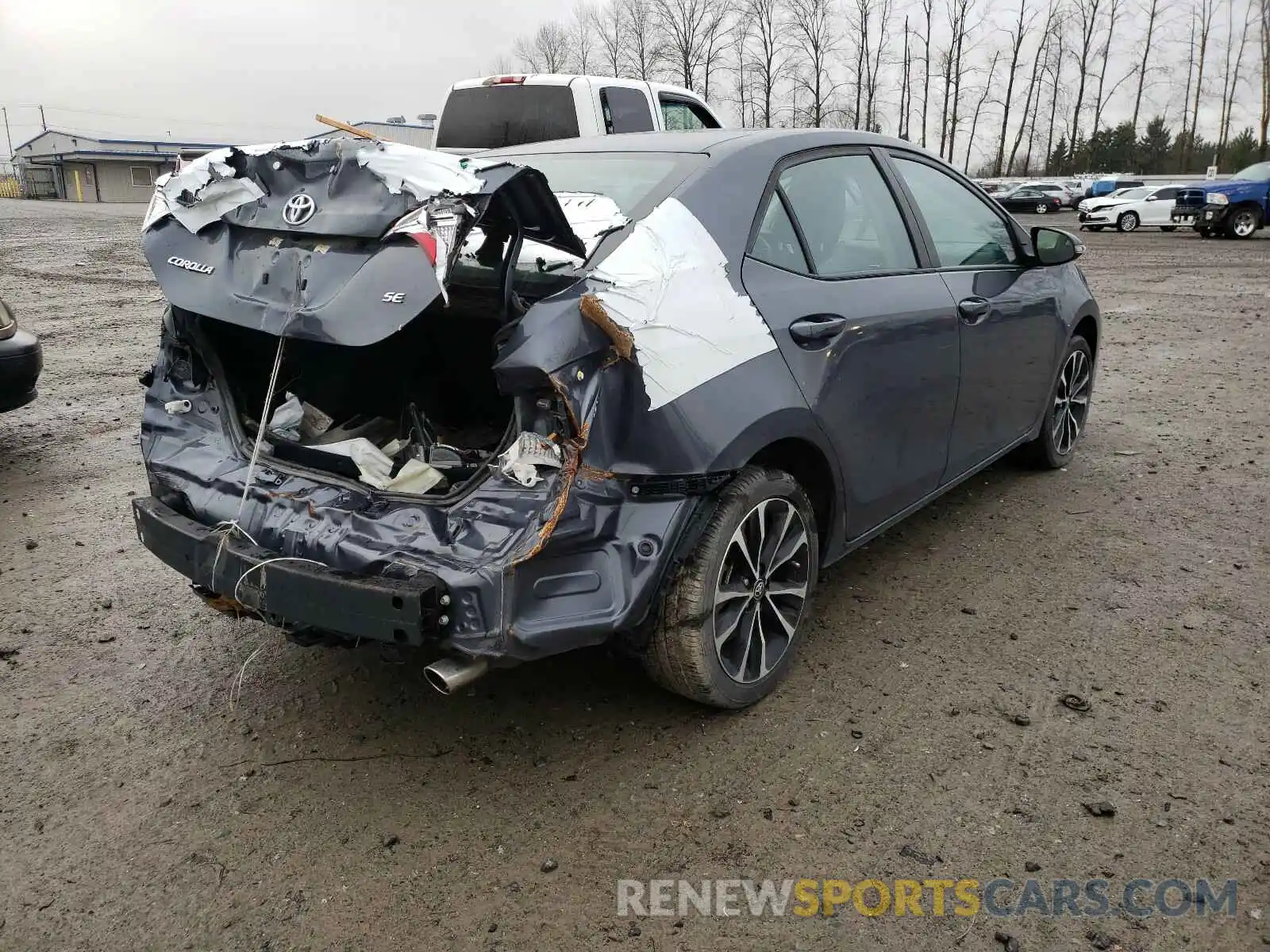 4 Photograph of a damaged car 5YFBURHE1KP927132 TOYOTA COROLLA 2019