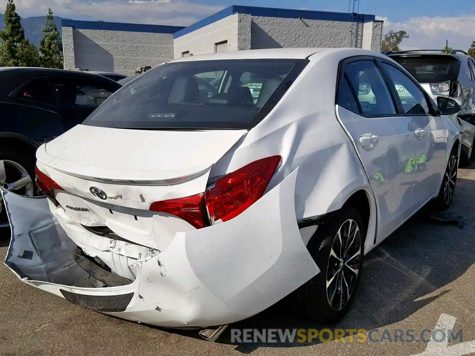 4 Photograph of a damaged car 5YFBURHE1KP927342 TOYOTA COROLLA 2019