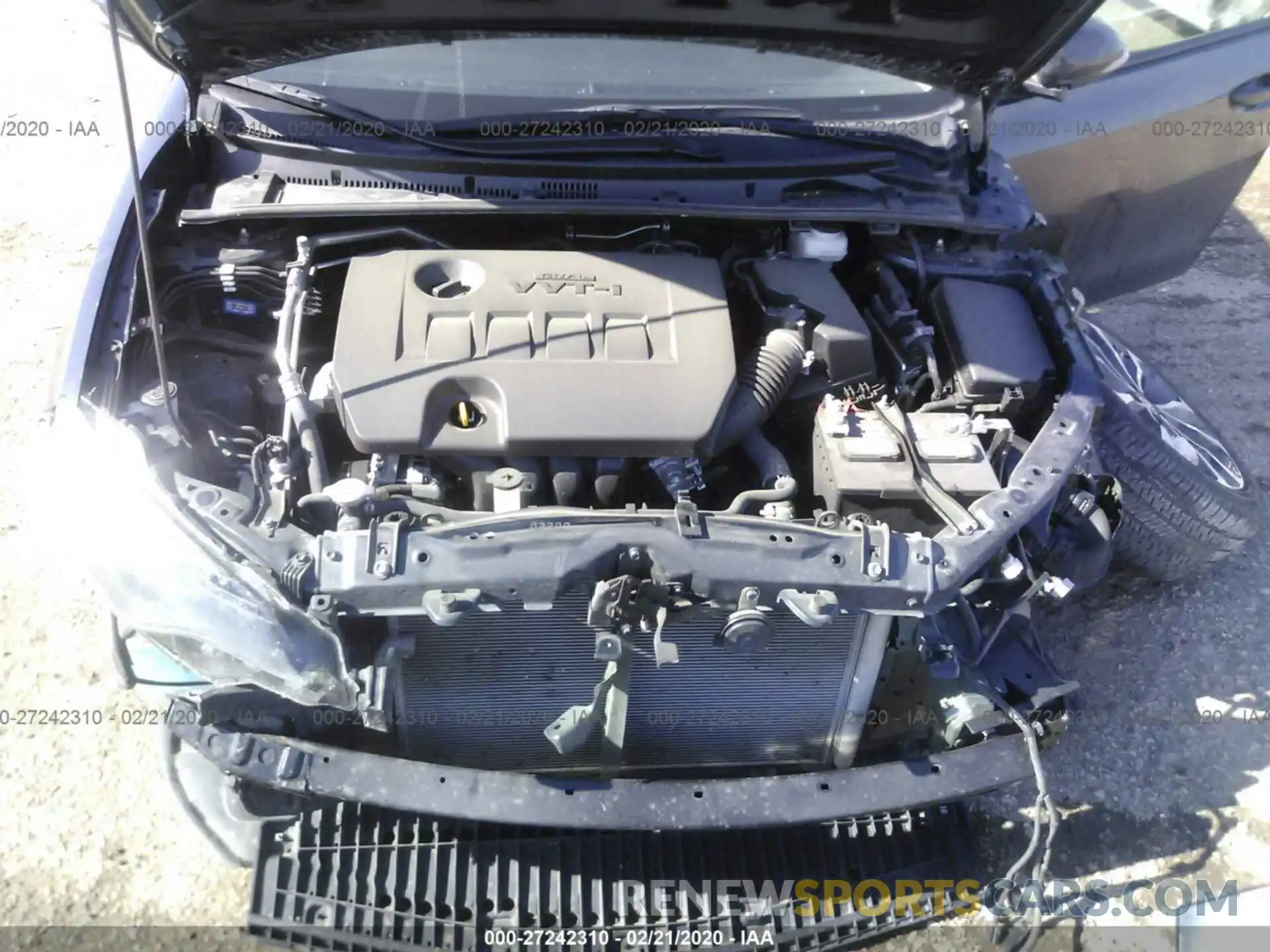 10 Photograph of a damaged car 5YFBURHE1KP927468 TOYOTA COROLLA 2019