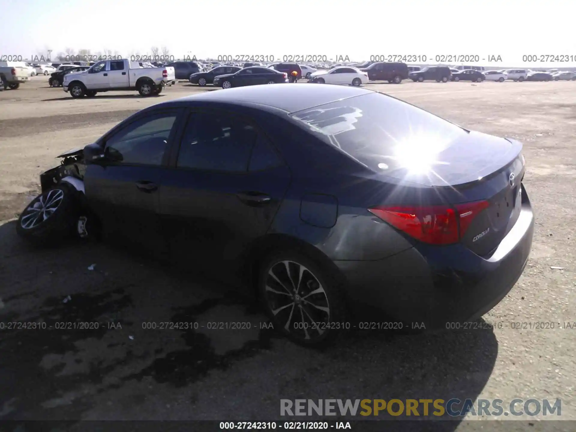 3 Photograph of a damaged car 5YFBURHE1KP927468 TOYOTA COROLLA 2019