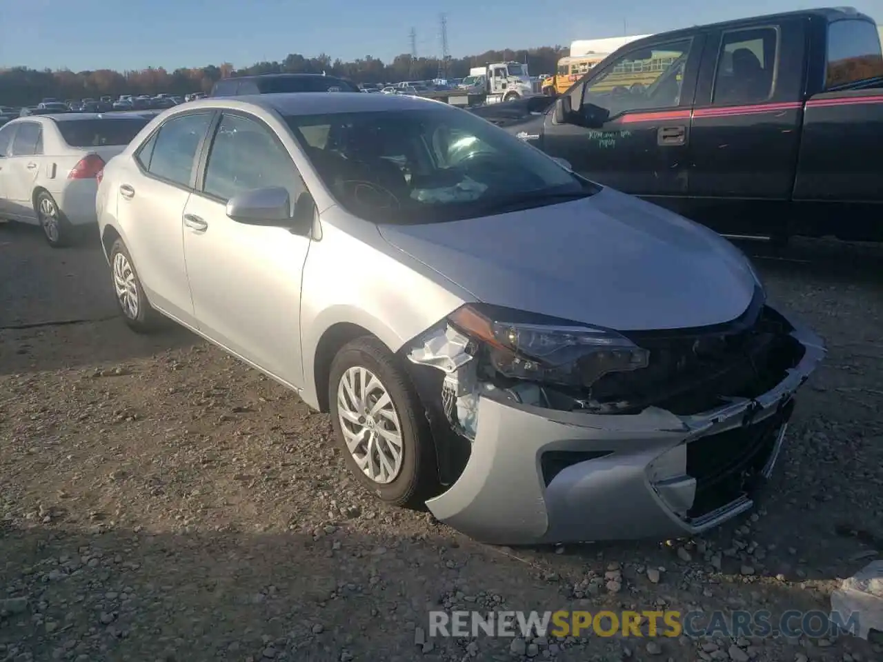 1 Photograph of a damaged car 5YFBURHE1KP927485 TOYOTA COROLLA 2019