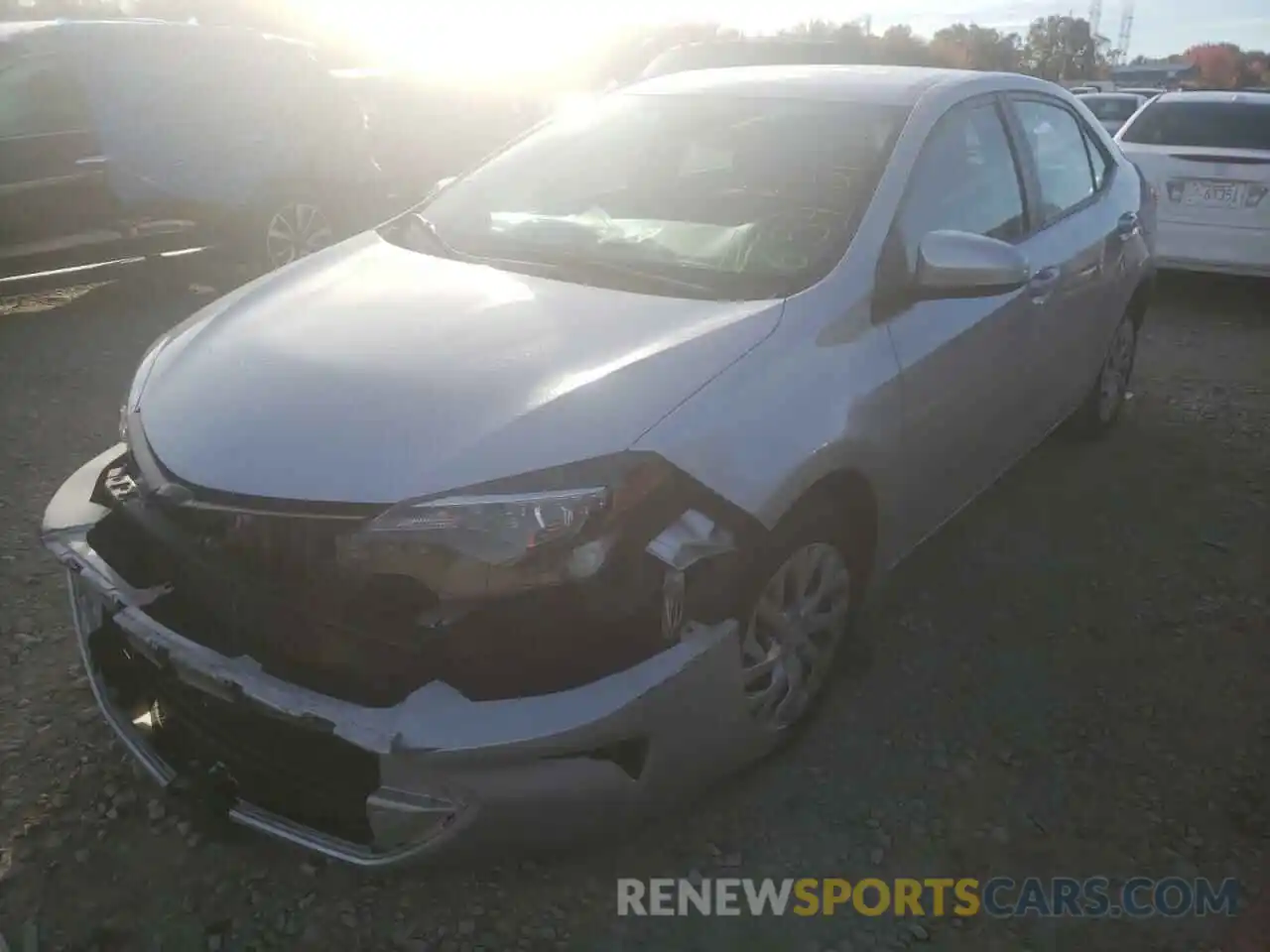 2 Photograph of a damaged car 5YFBURHE1KP927485 TOYOTA COROLLA 2019