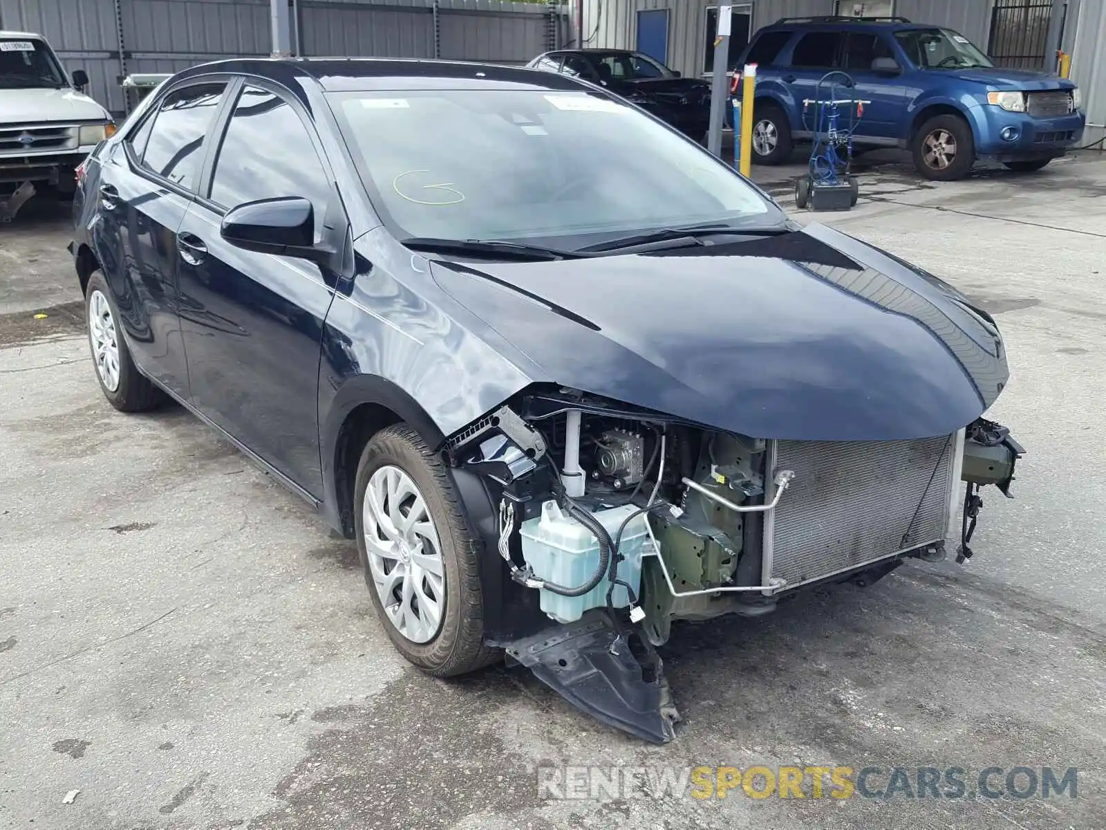 1 Photograph of a damaged car 5YFBURHE1KP927521 TOYOTA COROLLA 2019