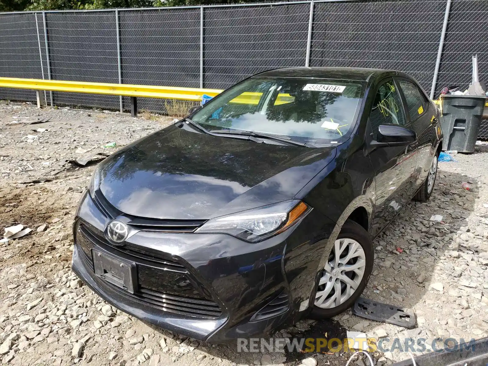 2 Photograph of a damaged car 5YFBURHE1KP928202 TOYOTA COROLLA 2019