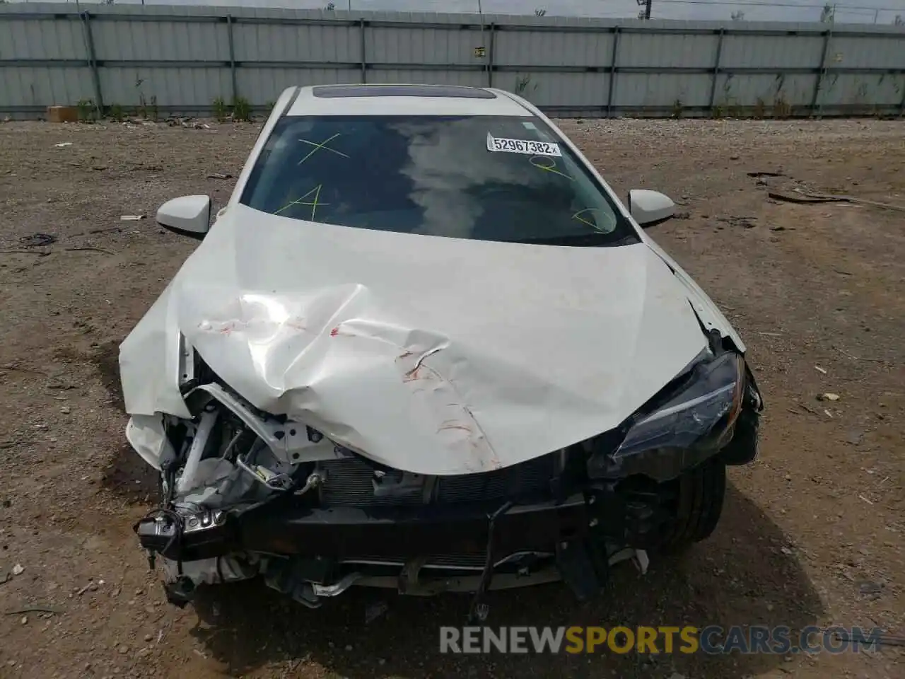 9 Photograph of a damaged car 5YFBURHE1KP928328 TOYOTA COROLLA 2019