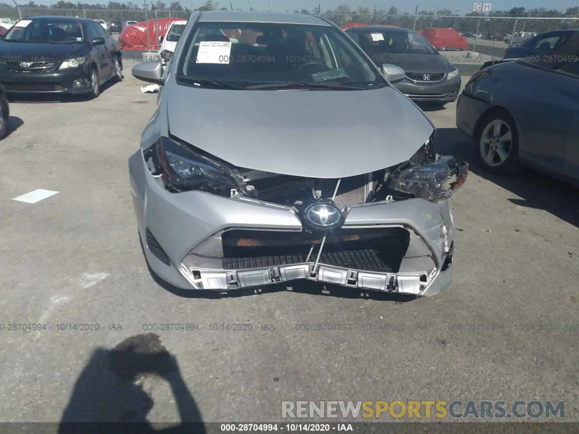 6 Photograph of a damaged car 5YFBURHE1KP928443 TOYOTA COROLLA 2019