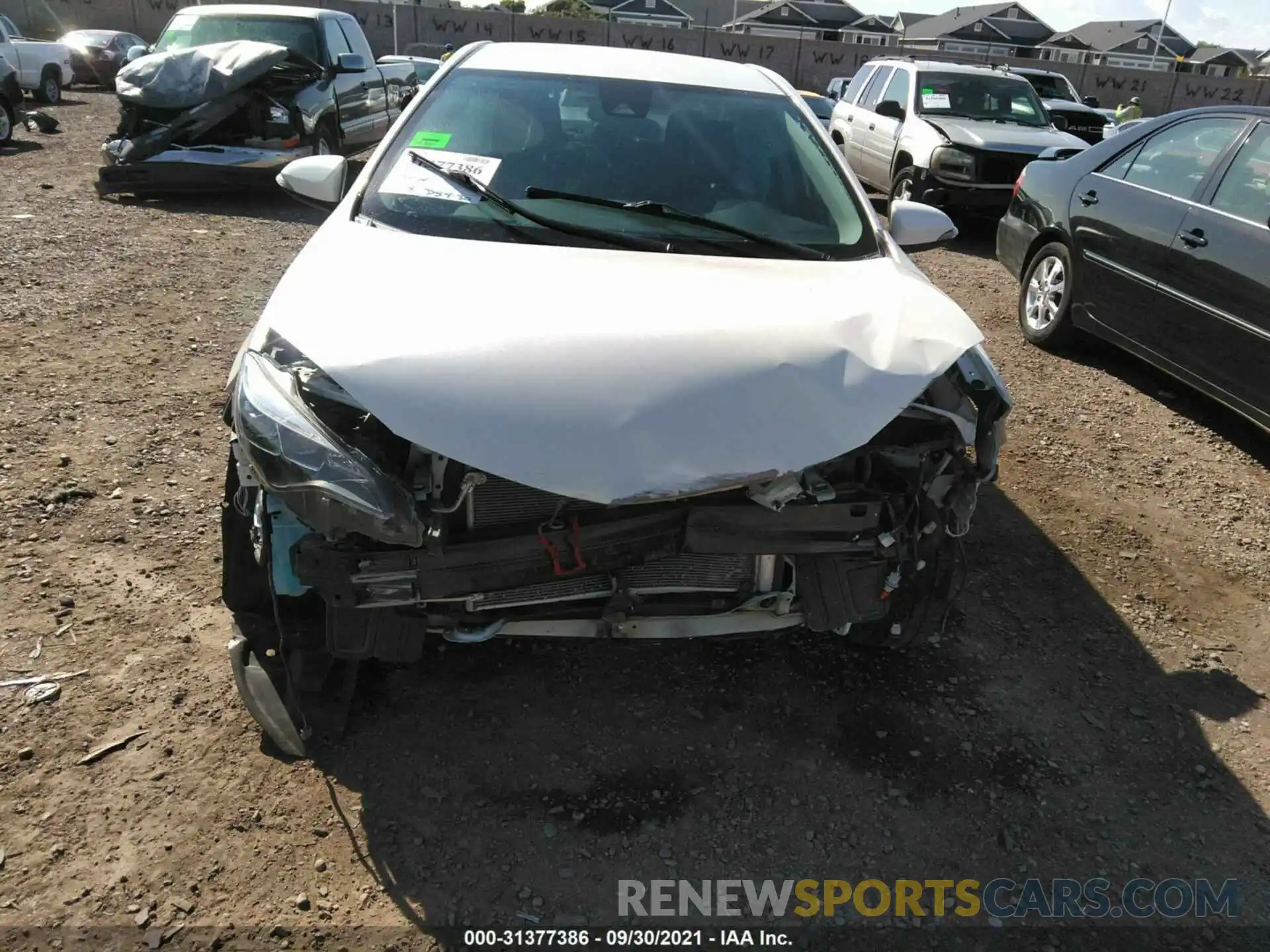 6 Photograph of a damaged car 5YFBURHE1KP928460 TOYOTA COROLLA 2019