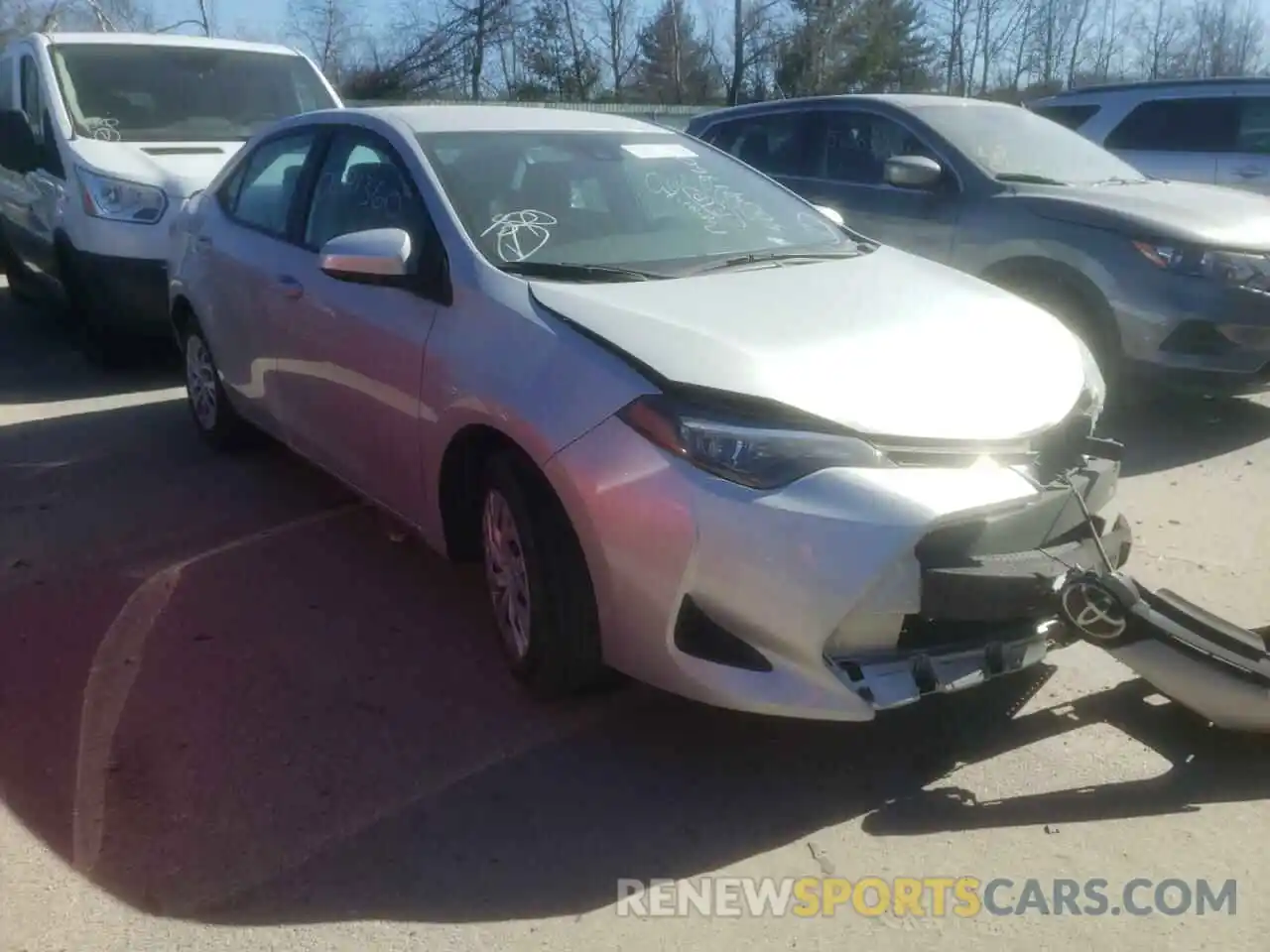 1 Photograph of a damaged car 5YFBURHE1KP929009 TOYOTA COROLLA 2019