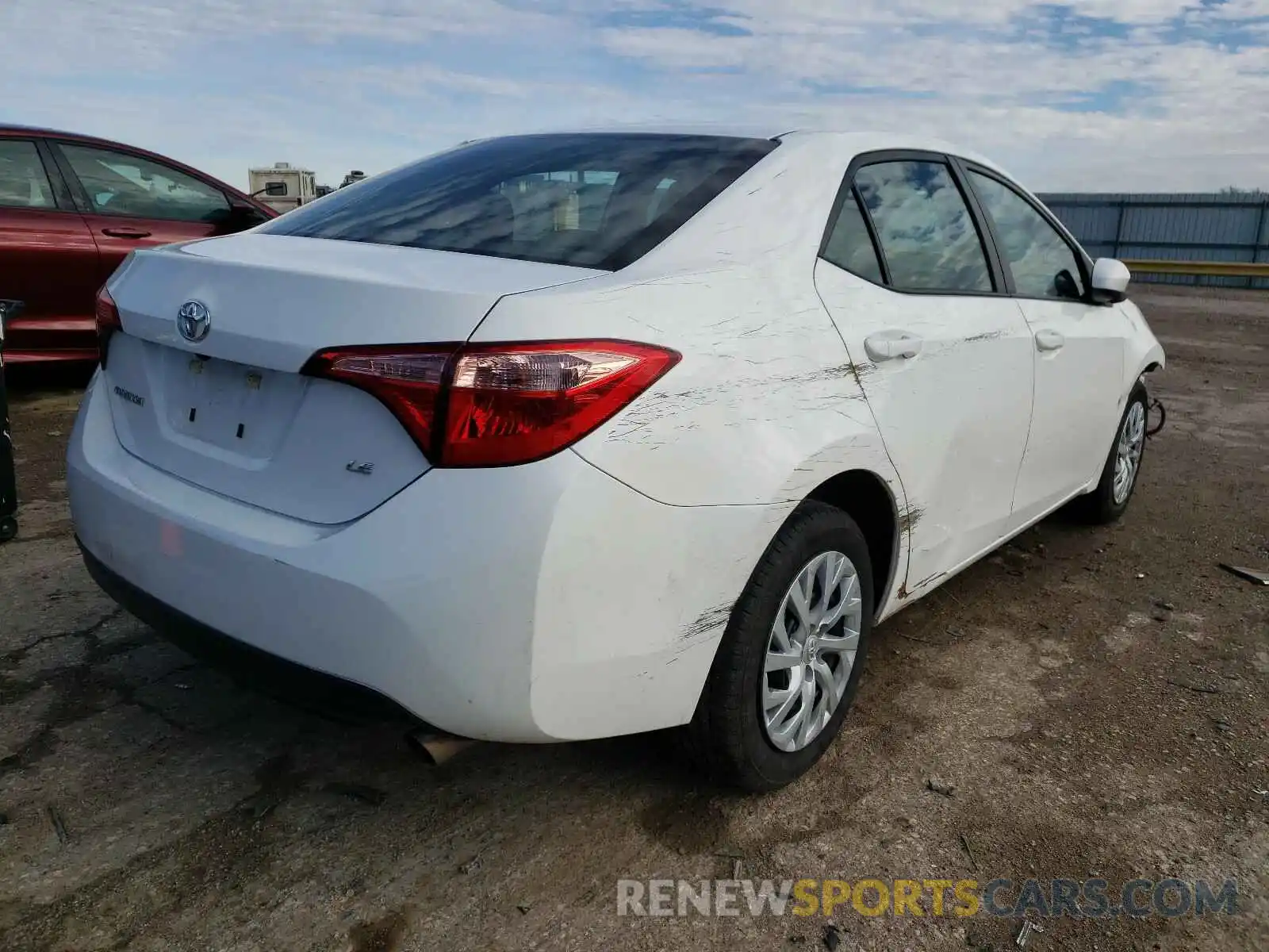 4 Photograph of a damaged car 5YFBURHE1KP929057 TOYOTA COROLLA 2019