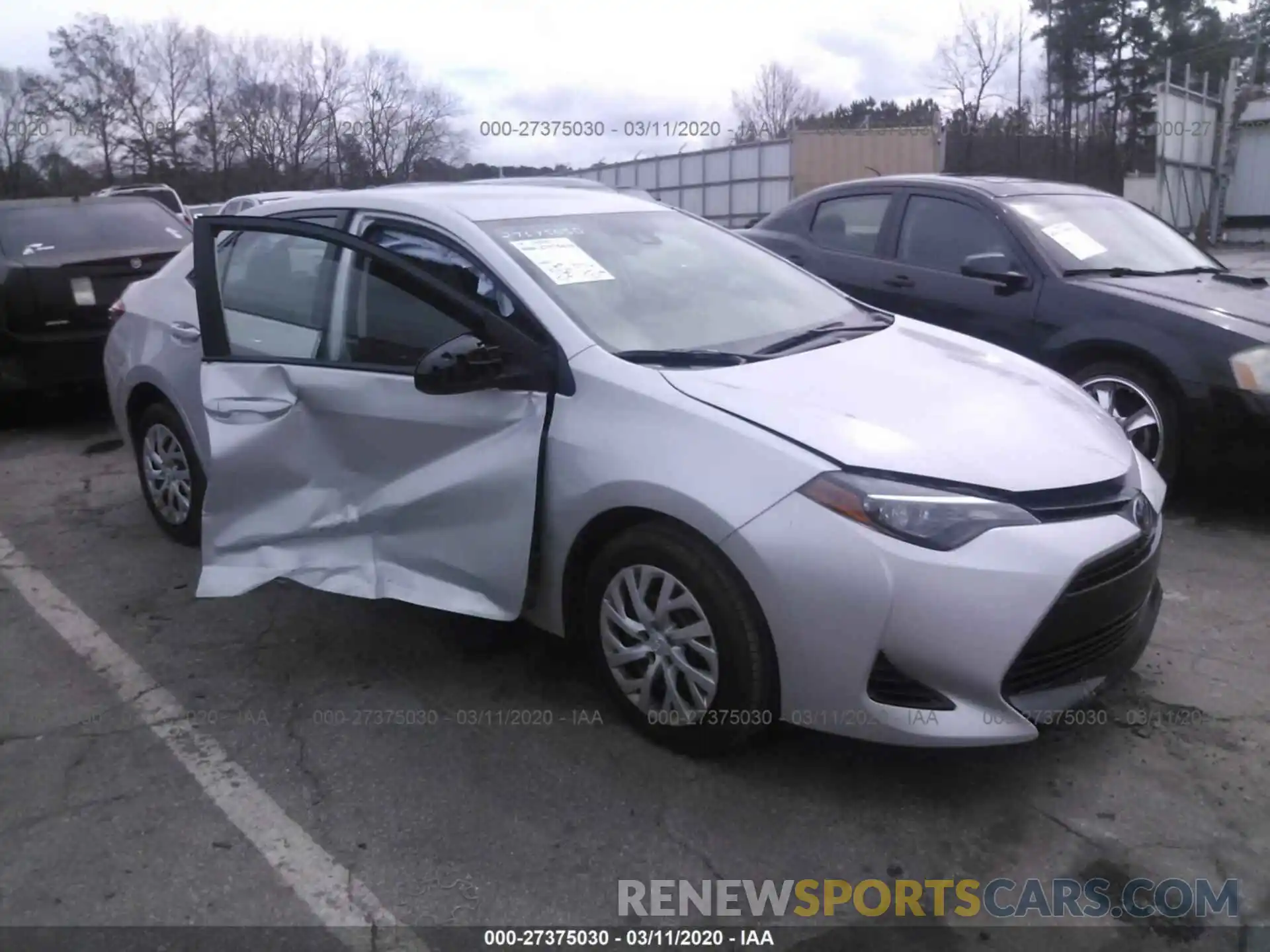 1 Photograph of a damaged car 5YFBURHE1KP929818 TOYOTA COROLLA 2019