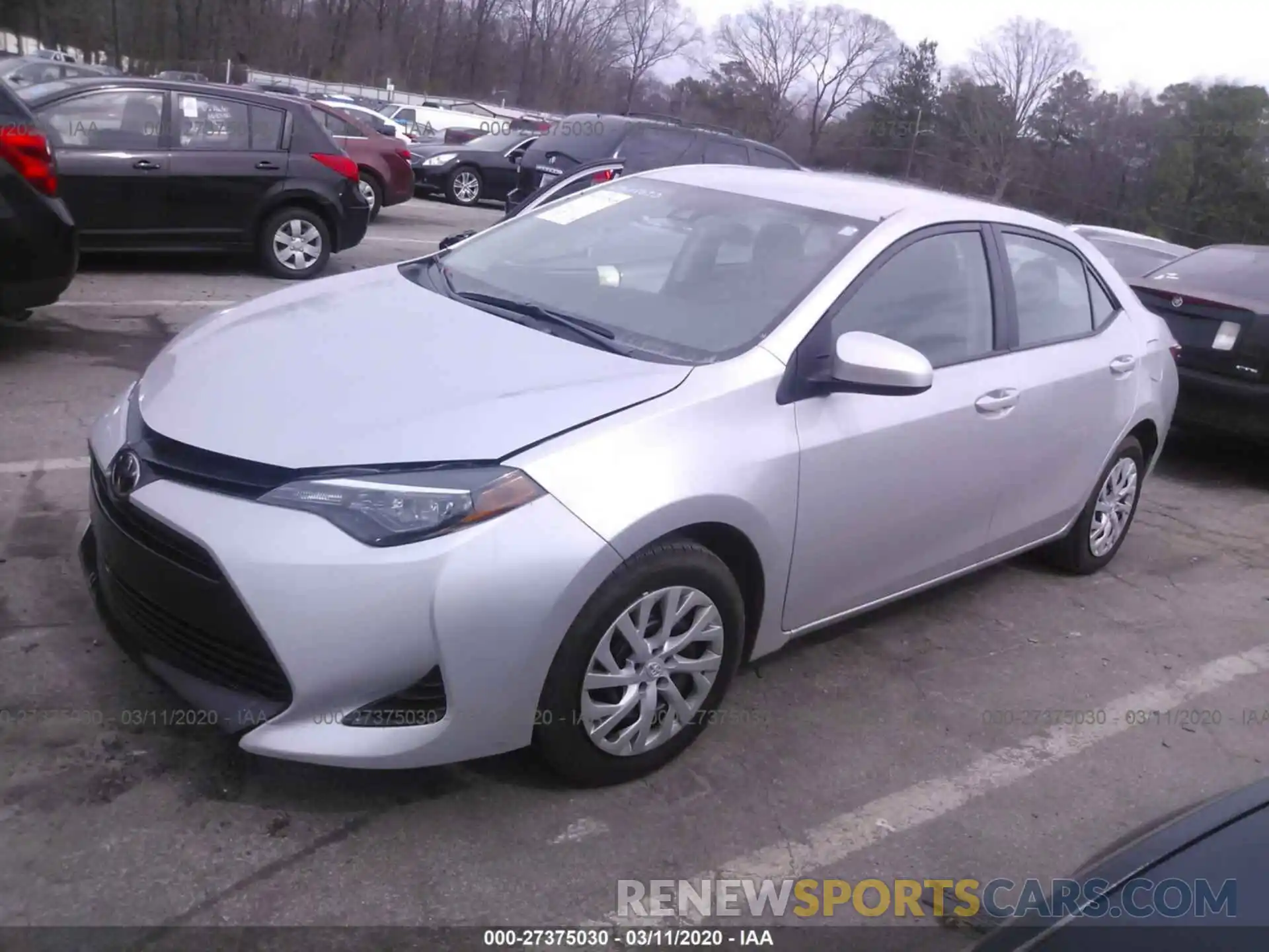 2 Photograph of a damaged car 5YFBURHE1KP929818 TOYOTA COROLLA 2019