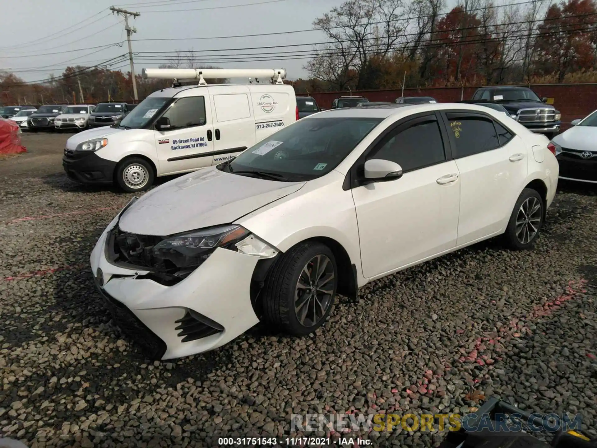 2 Photograph of a damaged car 5YFBURHE1KP931102 TOYOTA COROLLA 2019