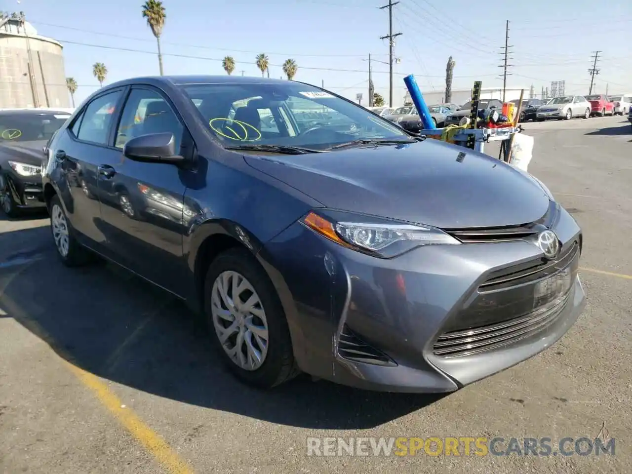 1 Photograph of a damaged car 5YFBURHE1KP931407 TOYOTA COROLLA 2019