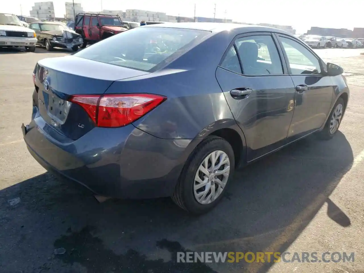 4 Photograph of a damaged car 5YFBURHE1KP931407 TOYOTA COROLLA 2019