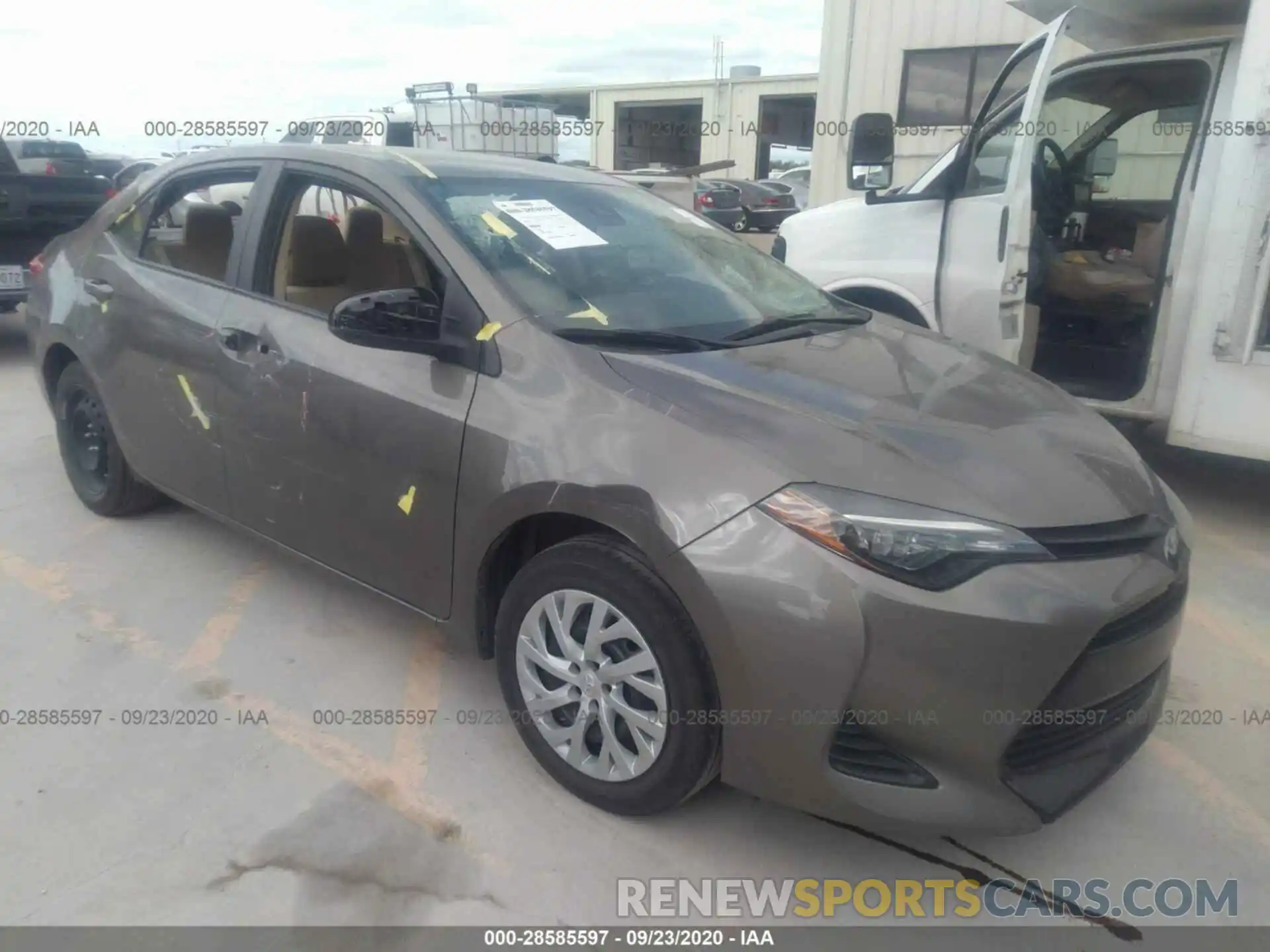 1 Photograph of a damaged car 5YFBURHE1KP931505 TOYOTA COROLLA 2019