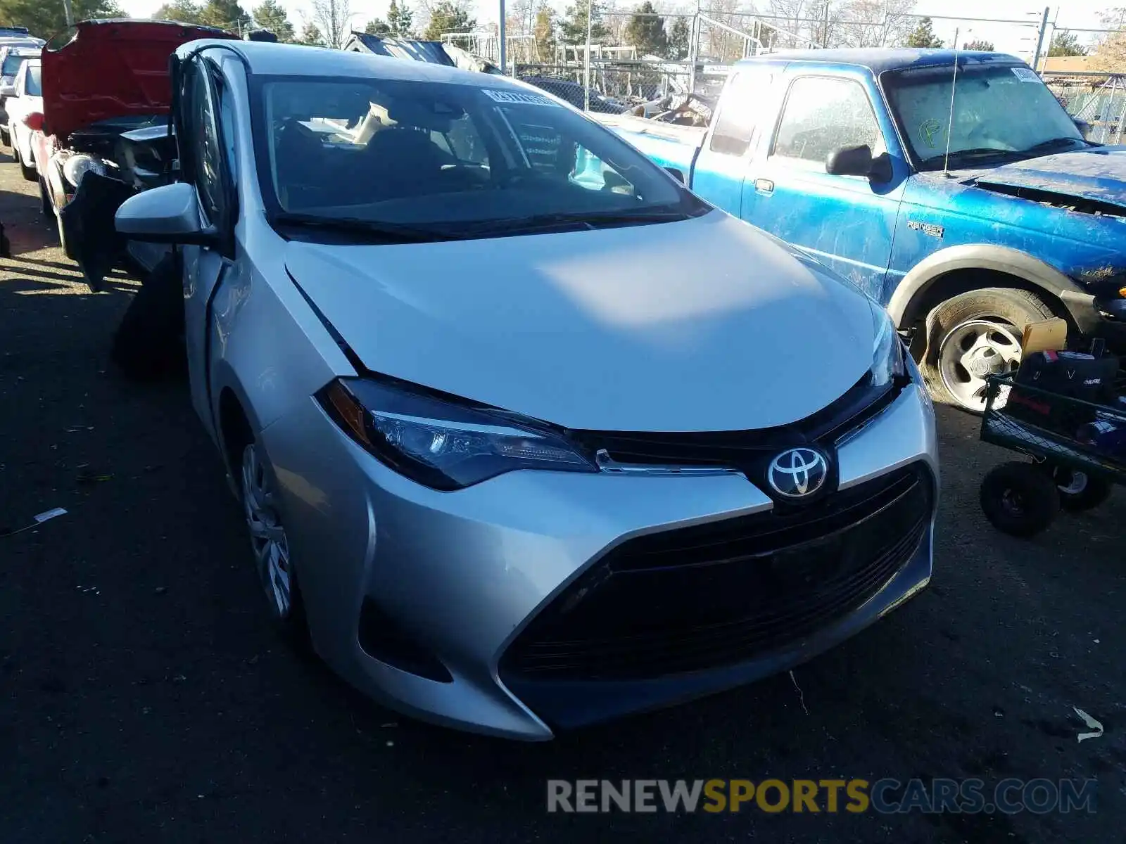 1 Photograph of a damaged car 5YFBURHE1KP931634 TOYOTA COROLLA 2019