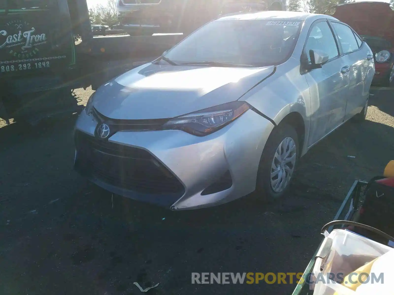 2 Photograph of a damaged car 5YFBURHE1KP931634 TOYOTA COROLLA 2019