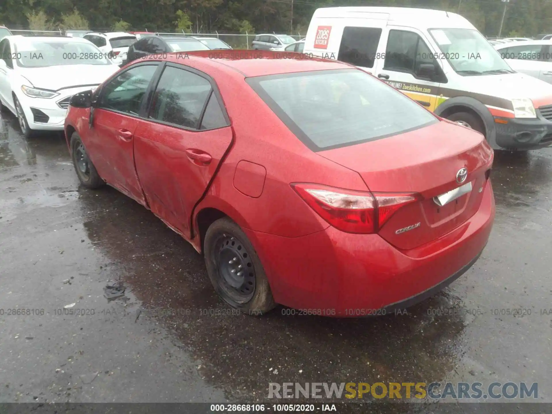 3 Photograph of a damaged car 5YFBURHE1KP931794 TOYOTA COROLLA 2019