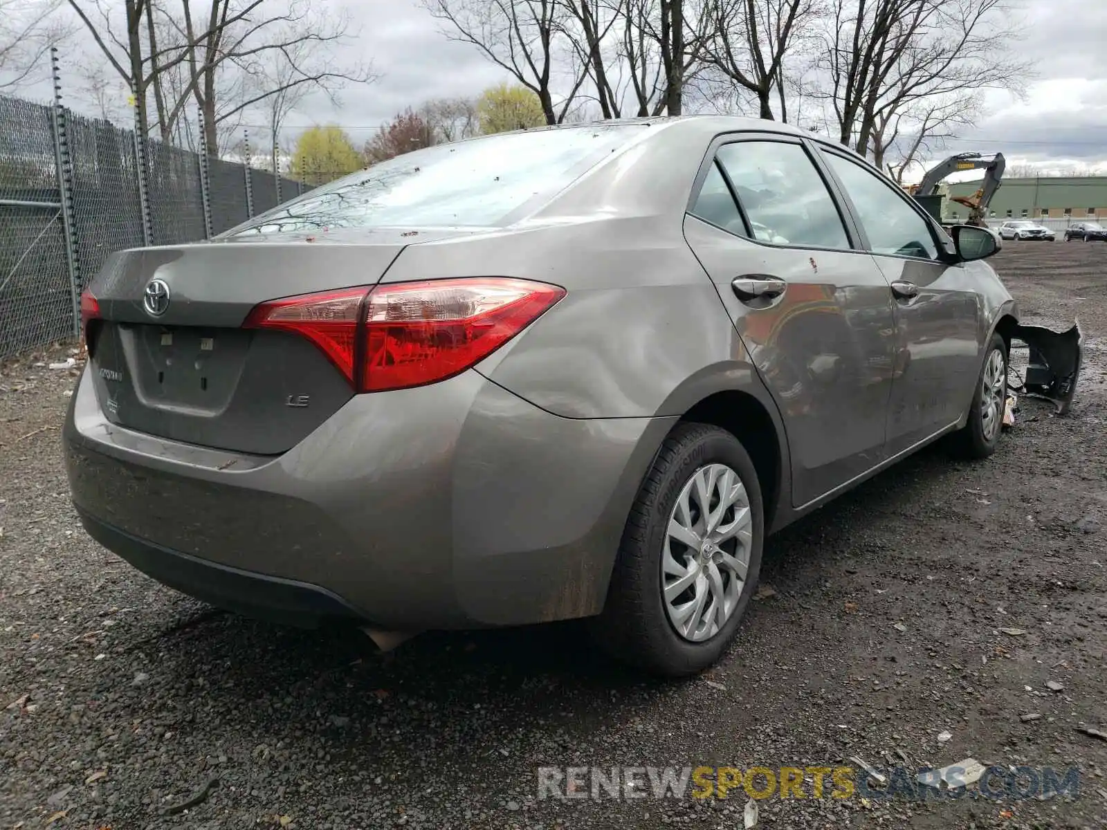 4 Photograph of a damaged car 5YFBURHE1KP931892 TOYOTA COROLLA 2019