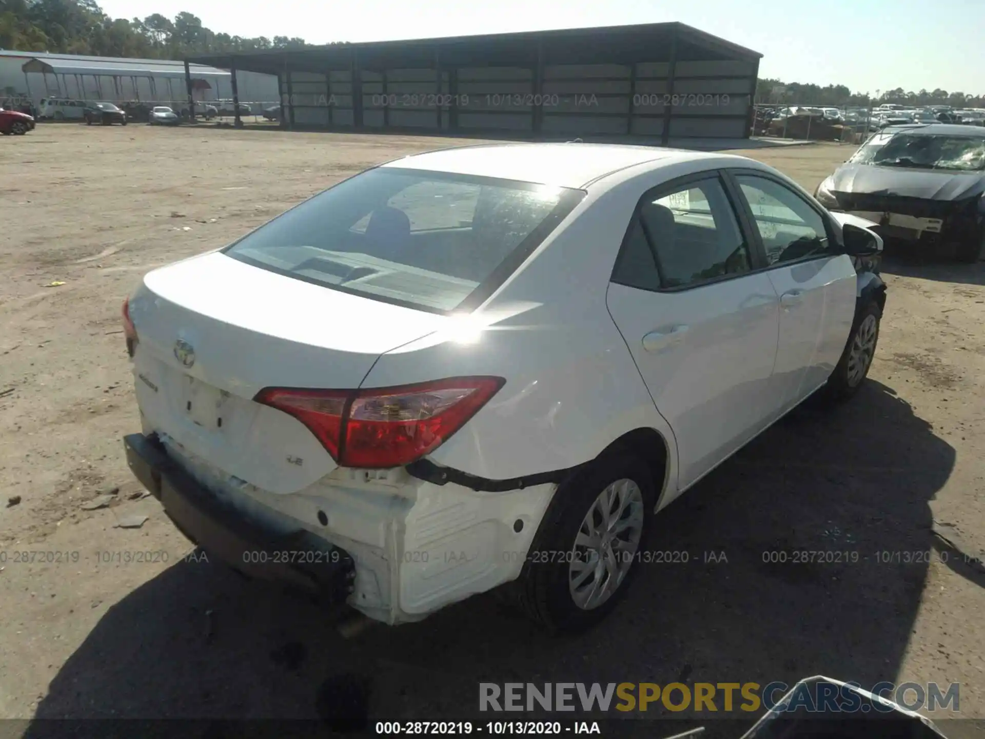 4 Photograph of a damaged car 5YFBURHE1KP932122 TOYOTA COROLLA 2019