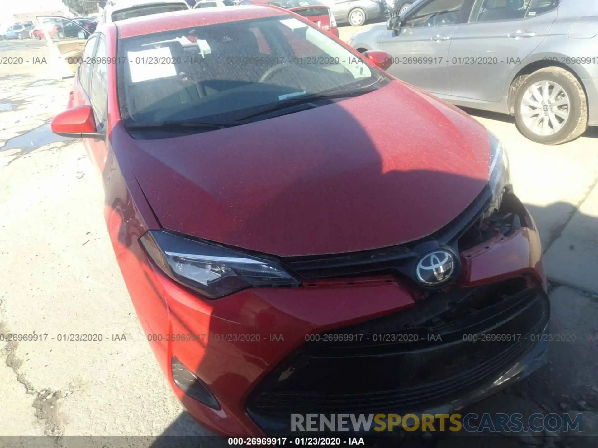 1 Photograph of a damaged car 5YFBURHE1KP932234 TOYOTA COROLLA 2019