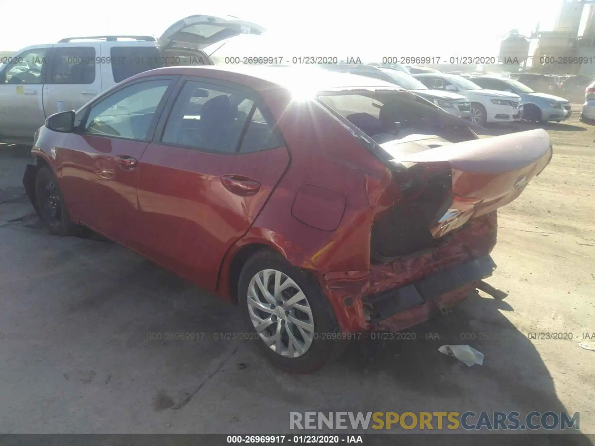 3 Photograph of a damaged car 5YFBURHE1KP932234 TOYOTA COROLLA 2019