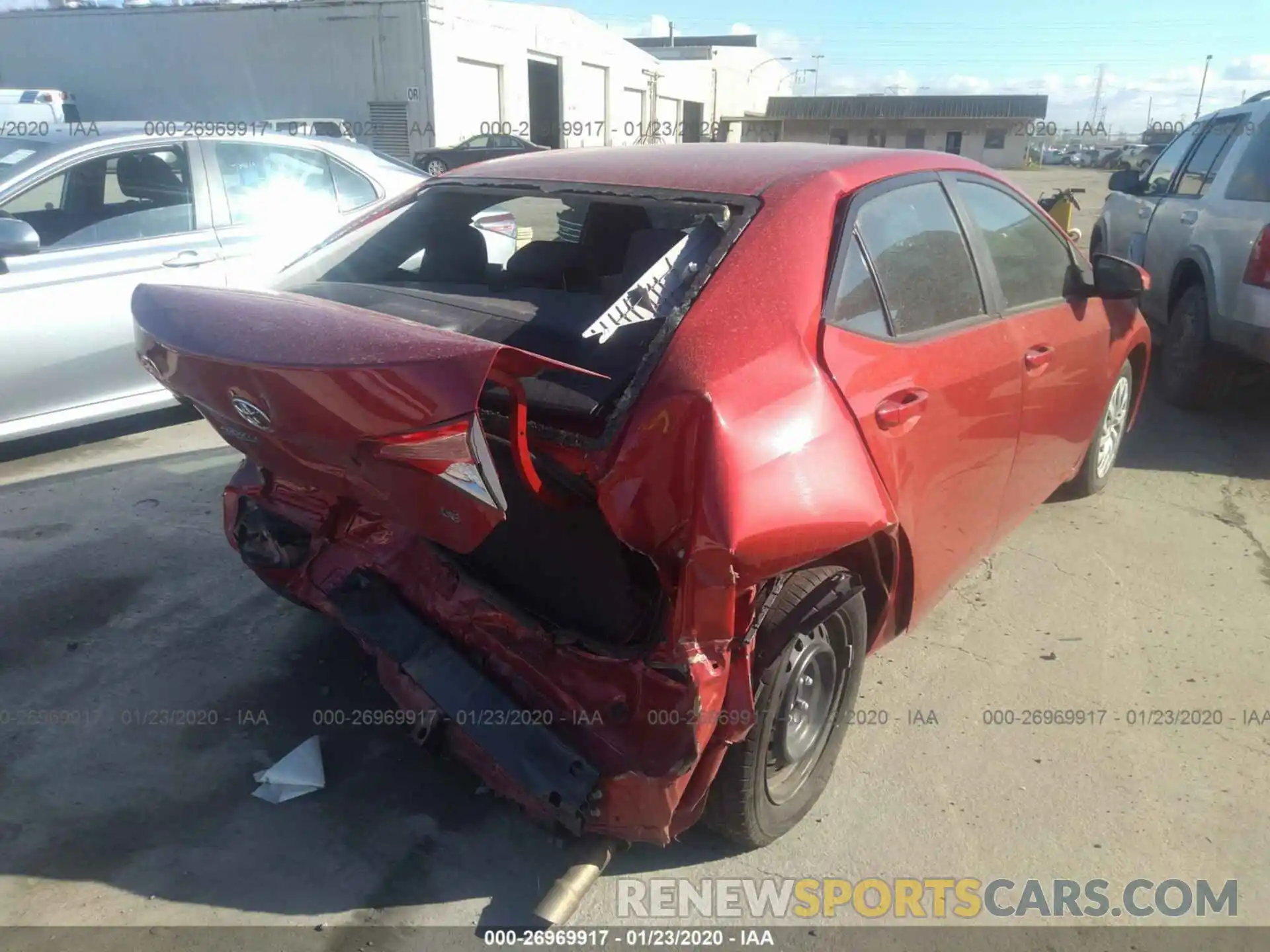 4 Photograph of a damaged car 5YFBURHE1KP932234 TOYOTA COROLLA 2019