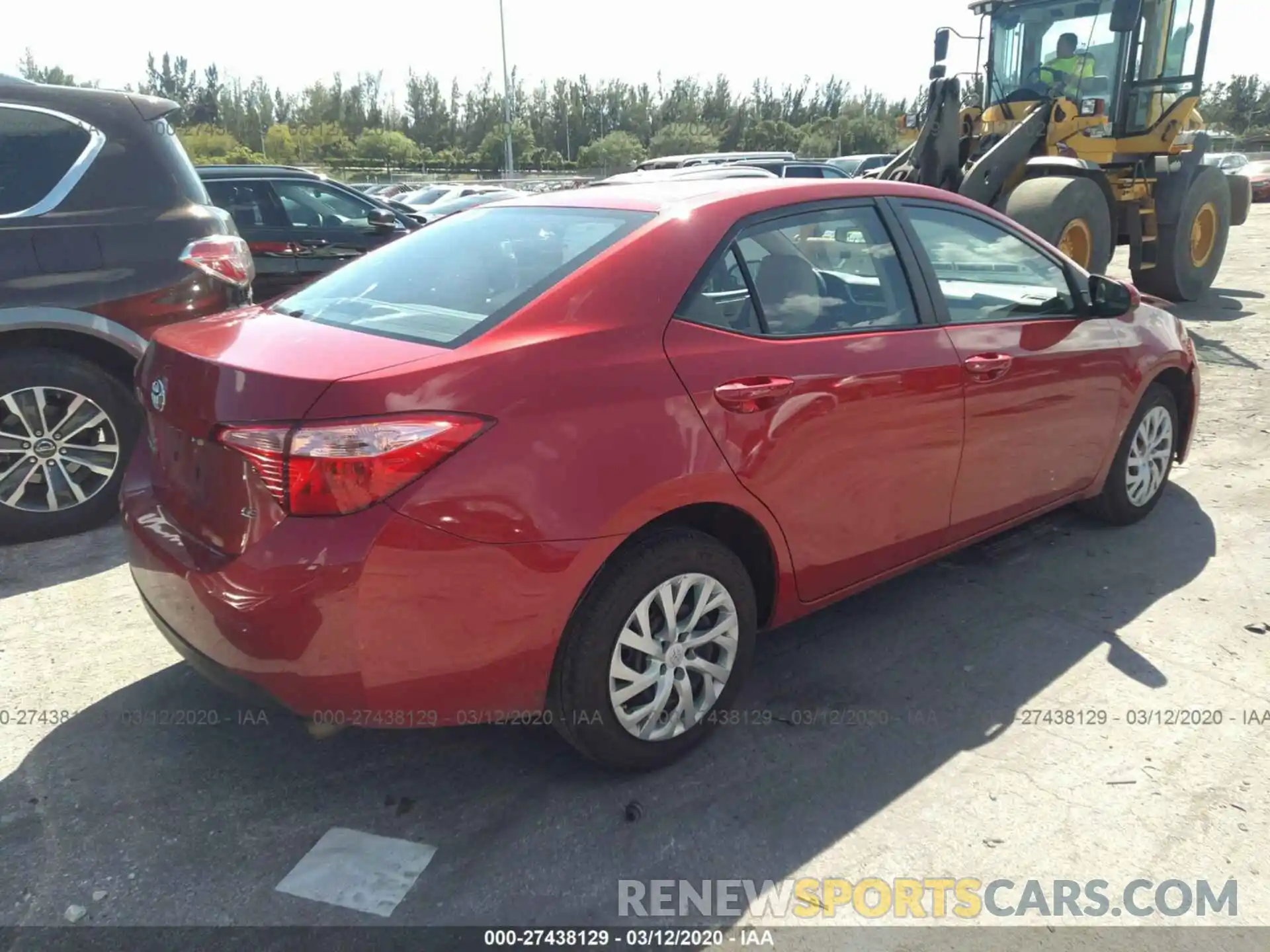 4 Photograph of a damaged car 5YFBURHE1KP932315 TOYOTA COROLLA 2019