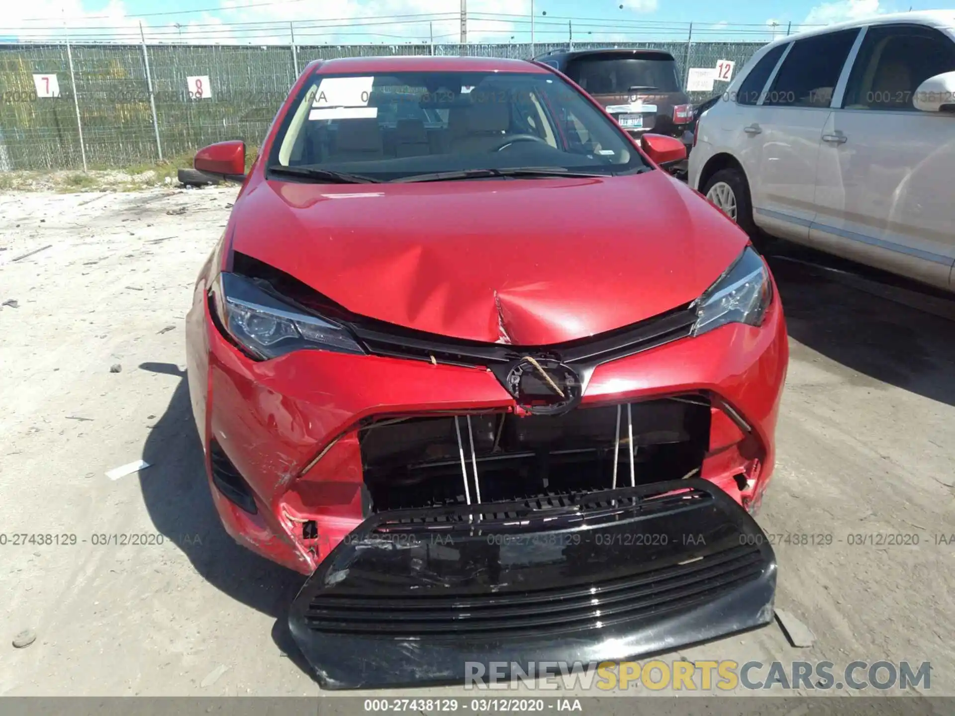 6 Photograph of a damaged car 5YFBURHE1KP932315 TOYOTA COROLLA 2019