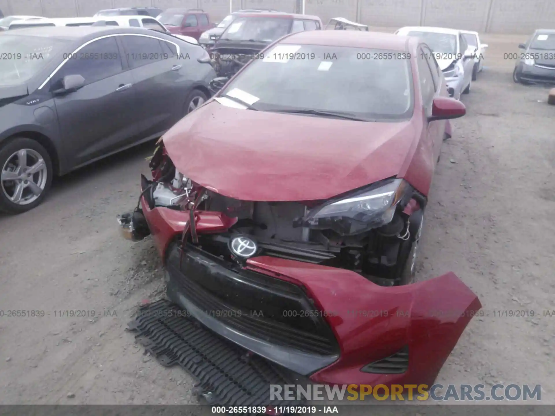 6 Photograph of a damaged car 5YFBURHE1KP932668 TOYOTA COROLLA 2019