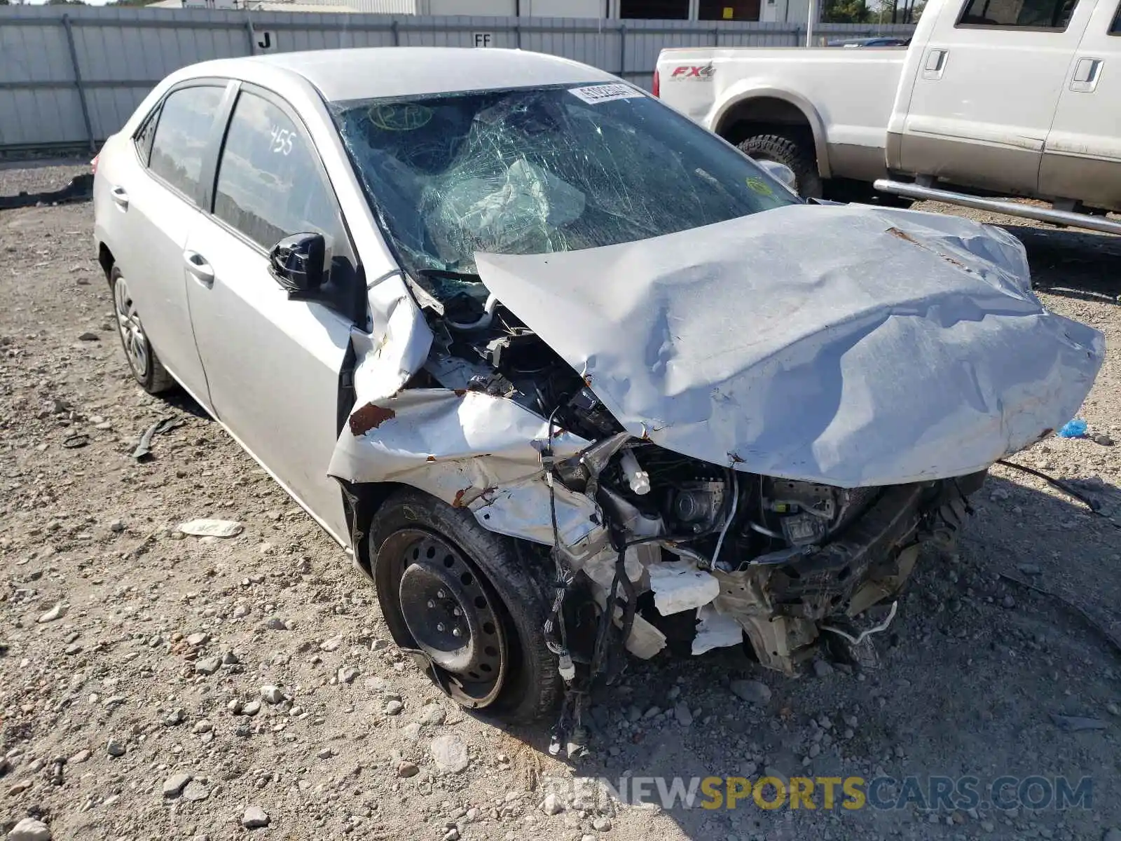 1 Photograph of a damaged car 5YFBURHE1KP932928 TOYOTA COROLLA 2019