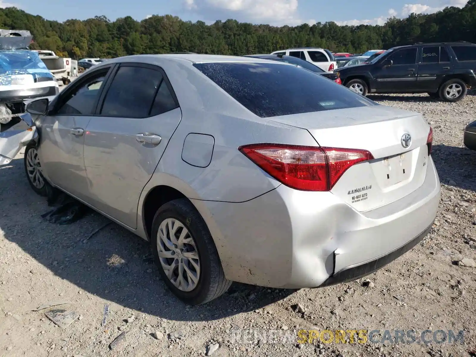 3 Photograph of a damaged car 5YFBURHE1KP932928 TOYOTA COROLLA 2019