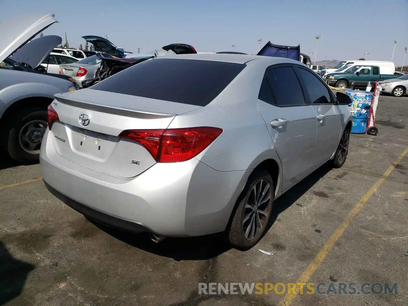 4 Photograph of a damaged car 5YFBURHE1KP932976 TOYOTA COROLLA 2019