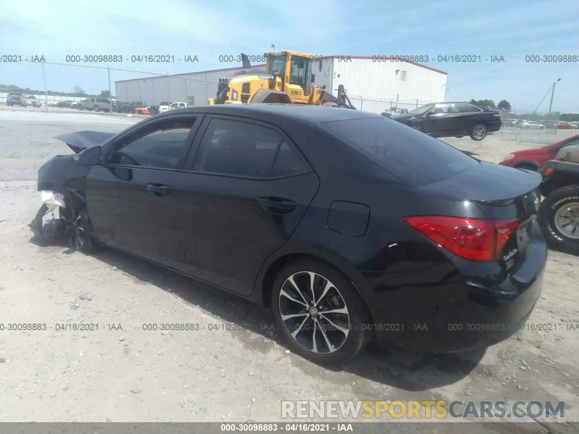 3 Photograph of a damaged car 5YFBURHE1KP932993 TOYOTA COROLLA 2019