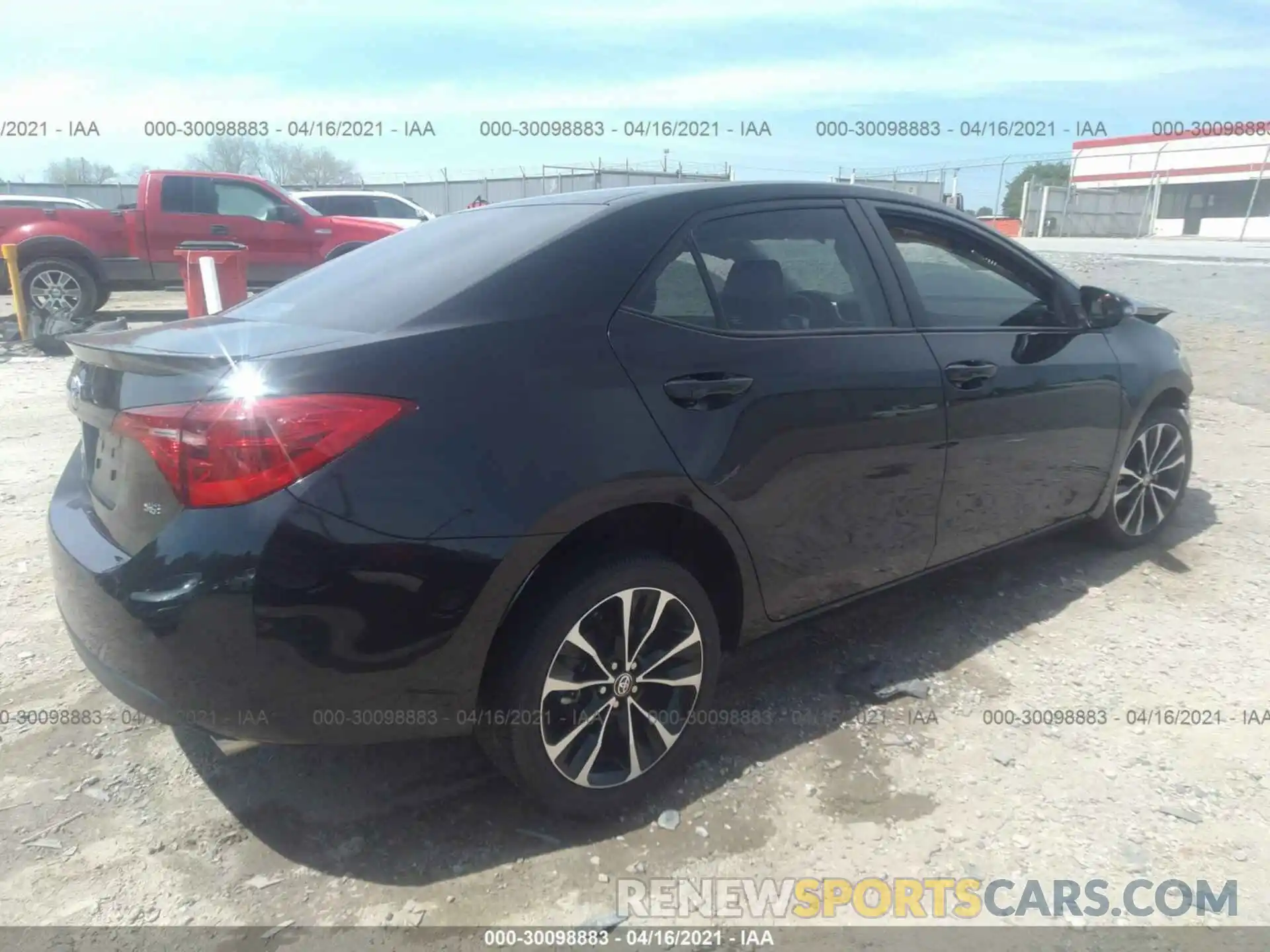 4 Photograph of a damaged car 5YFBURHE1KP932993 TOYOTA COROLLA 2019