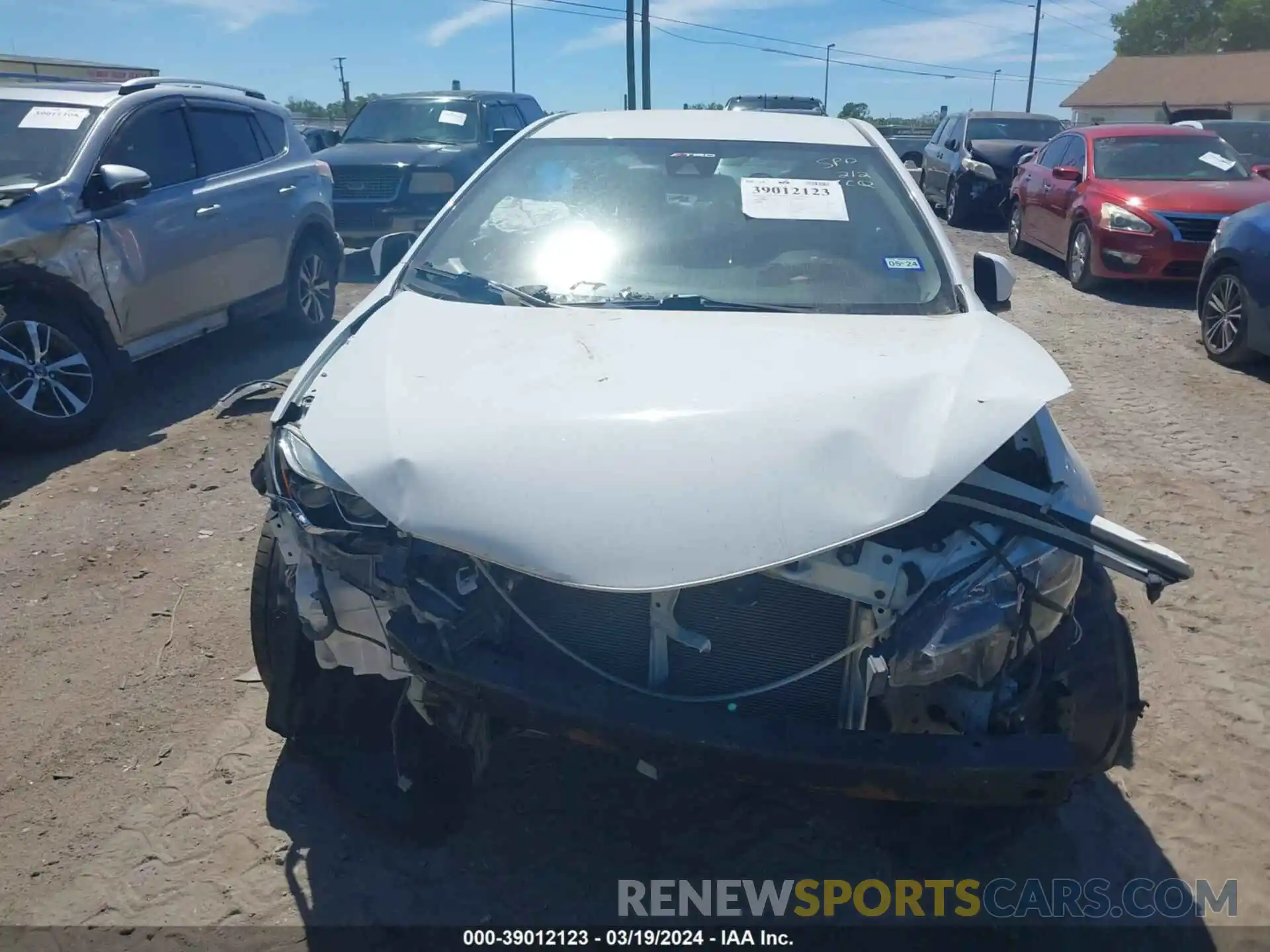 12 Photograph of a damaged car 5YFBURHE1KP933223 TOYOTA COROLLA 2019