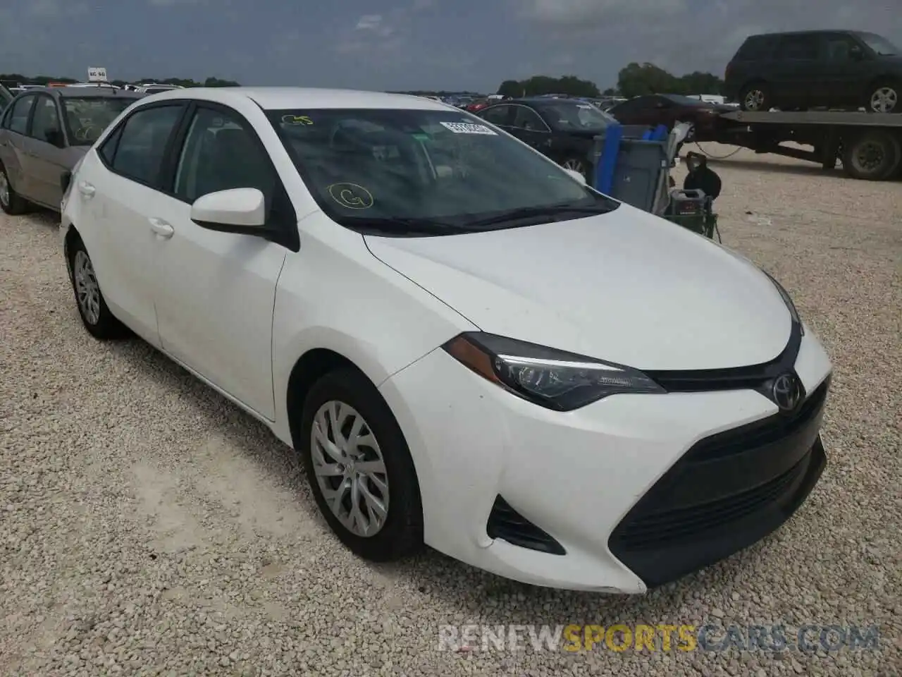 1 Photograph of a damaged car 5YFBURHE1KP933464 TOYOTA COROLLA 2019