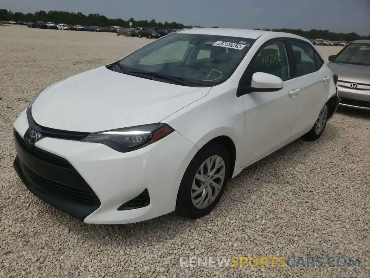 2 Photograph of a damaged car 5YFBURHE1KP933464 TOYOTA COROLLA 2019