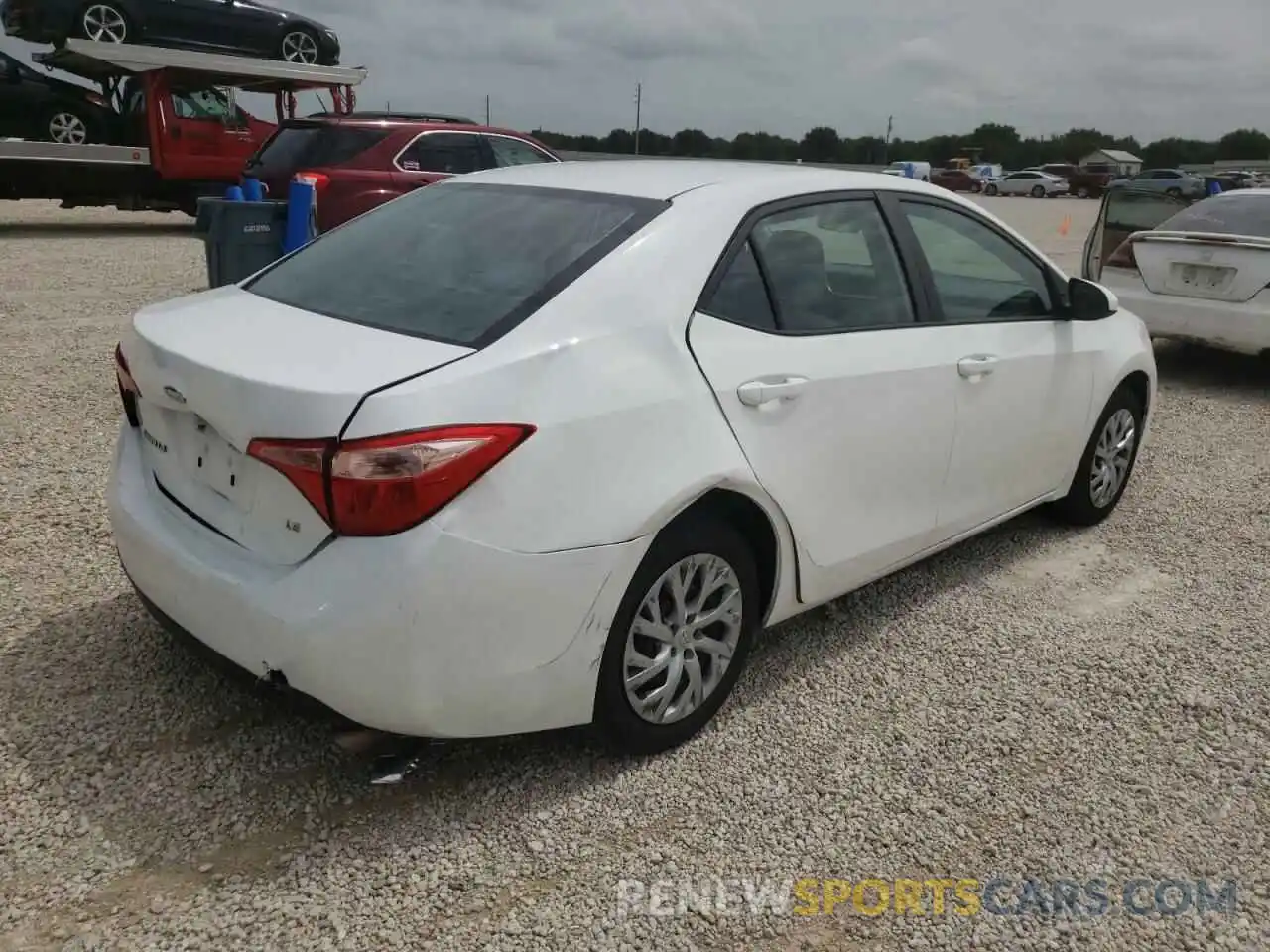 4 Photograph of a damaged car 5YFBURHE1KP933464 TOYOTA COROLLA 2019