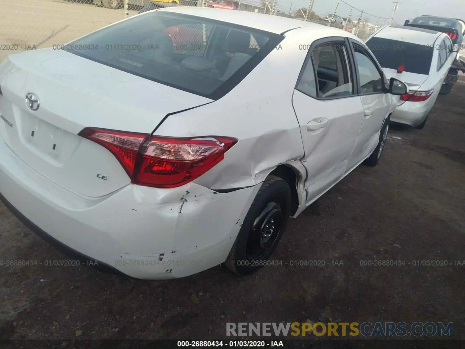 4 Photograph of a damaged car 5YFBURHE1KP933562 TOYOTA COROLLA 2019