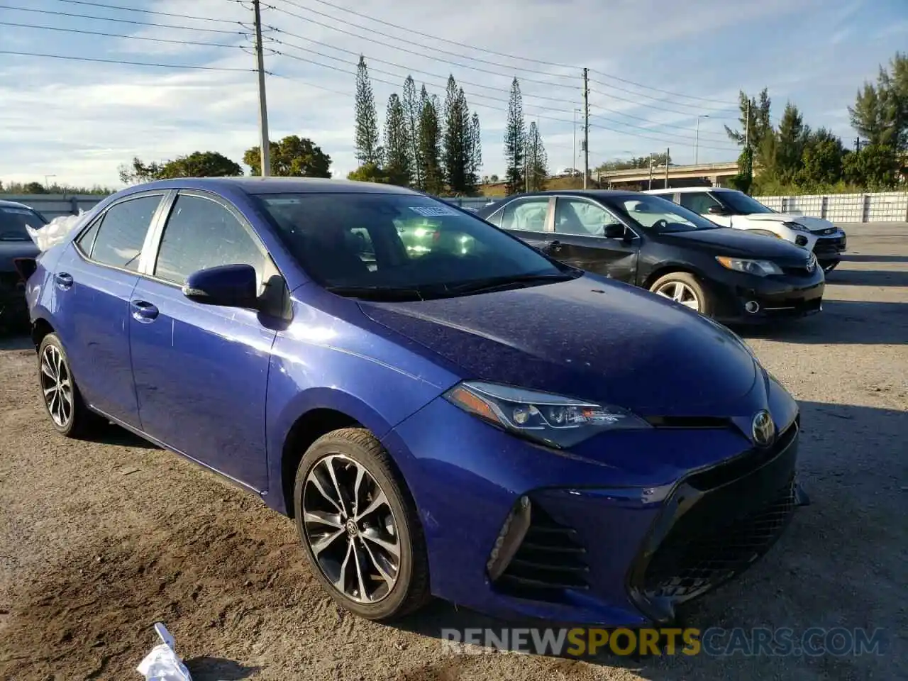 1 Photograph of a damaged car 5YFBURHE1KP933576 TOYOTA COROLLA 2019