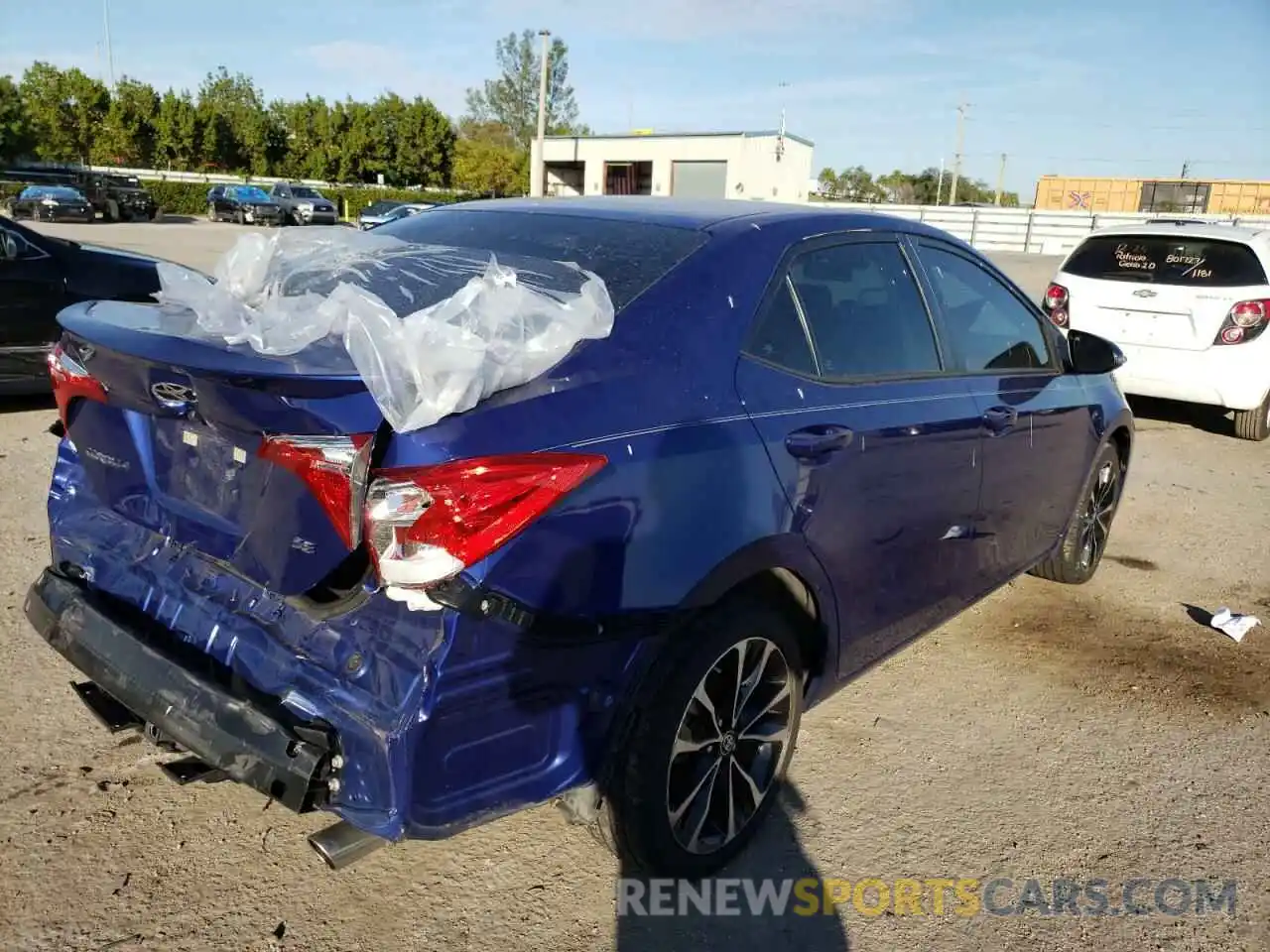 4 Photograph of a damaged car 5YFBURHE1KP933576 TOYOTA COROLLA 2019