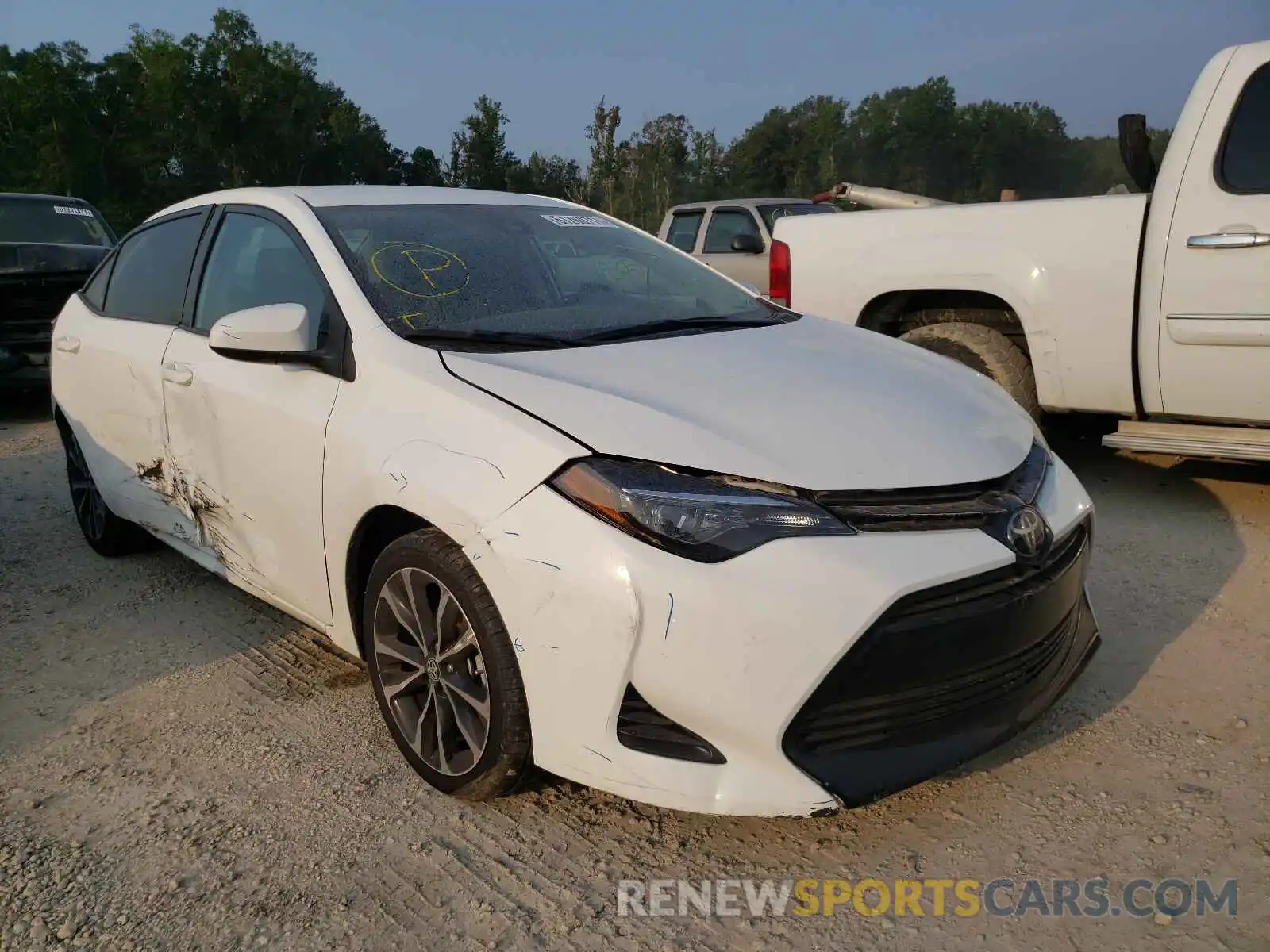 1 Photograph of a damaged car 5YFBURHE1KP933755 TOYOTA COROLLA 2019