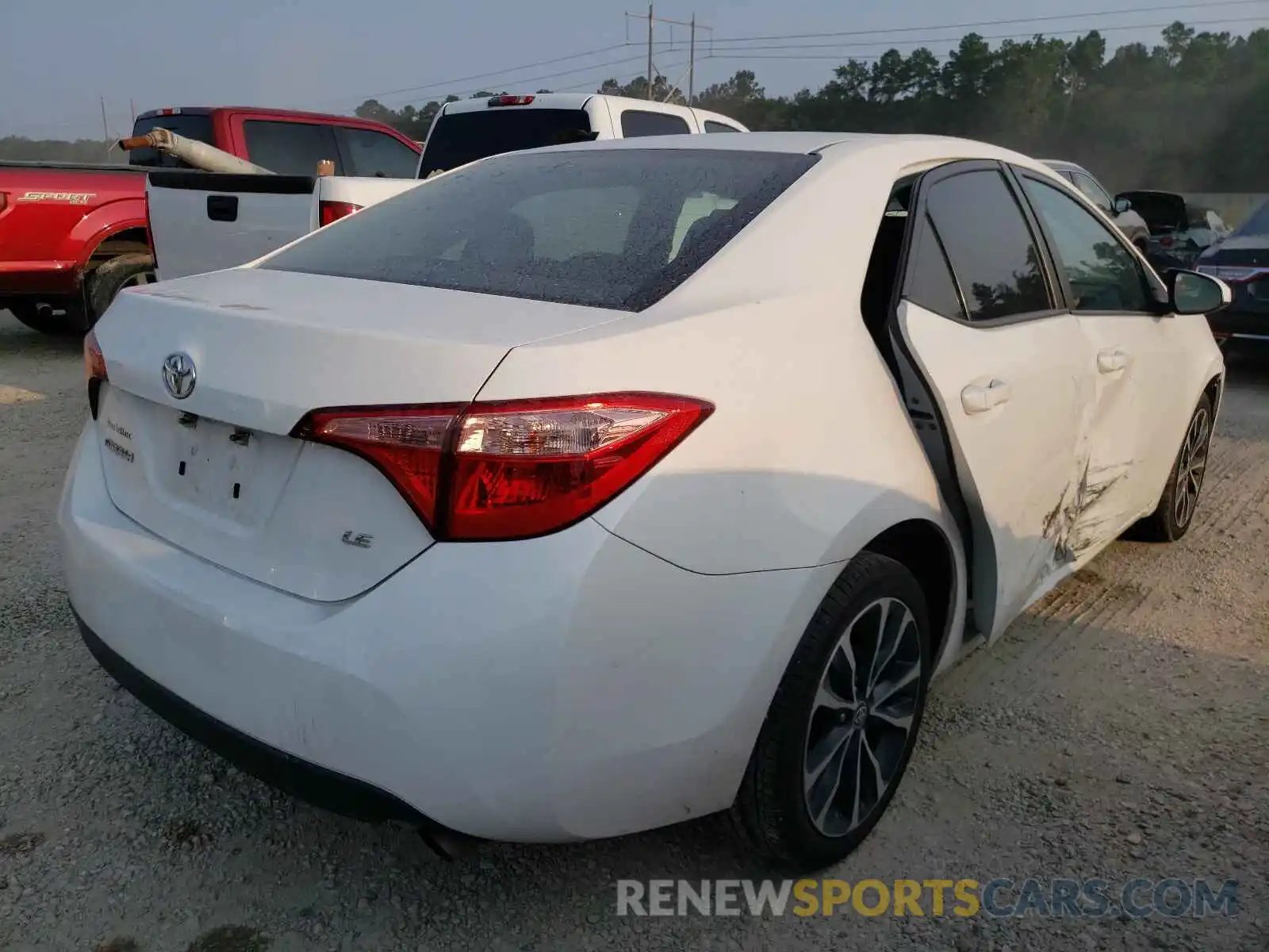 4 Photograph of a damaged car 5YFBURHE1KP933755 TOYOTA COROLLA 2019