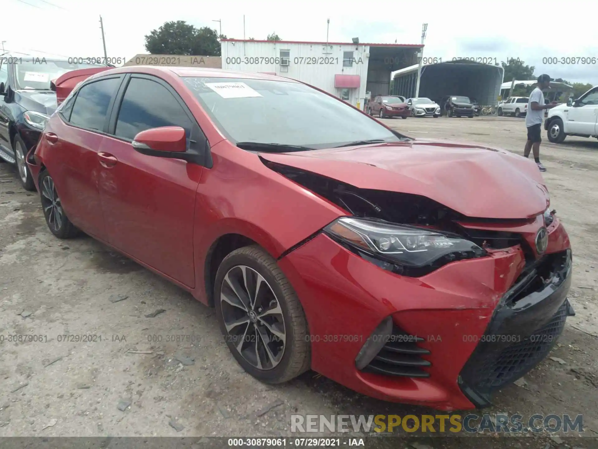 1 Photograph of a damaged car 5YFBURHE1KP934162 TOYOTA COROLLA 2019